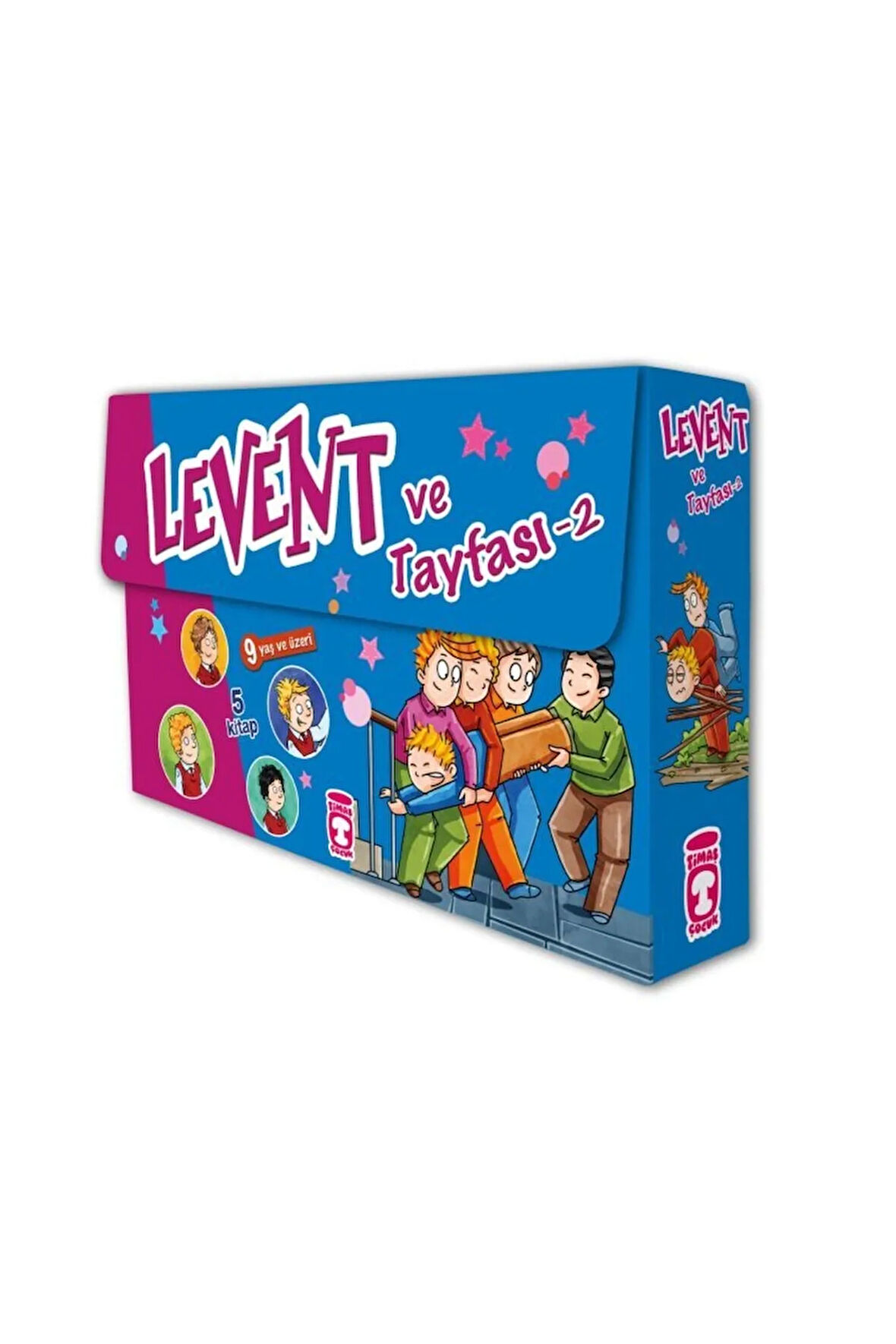 Levent ve Tayfası - 02 Set (5 Kitap Takım) Timaş Çocuk kitap