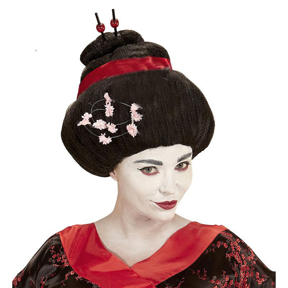 Çinli Peruk Japon Peruğu Geisha Peruğu Çocuk ve Yetişkin Boy (3984)