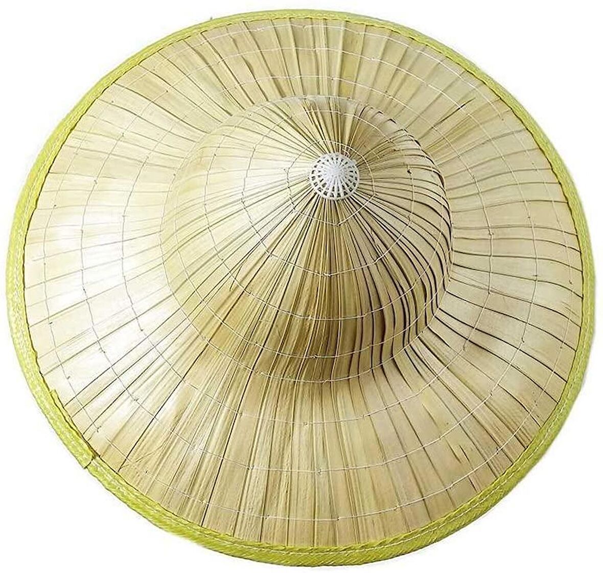 Naturel Renk Hasır Malzeme Bali Şapkası 42x35 cm (3984)