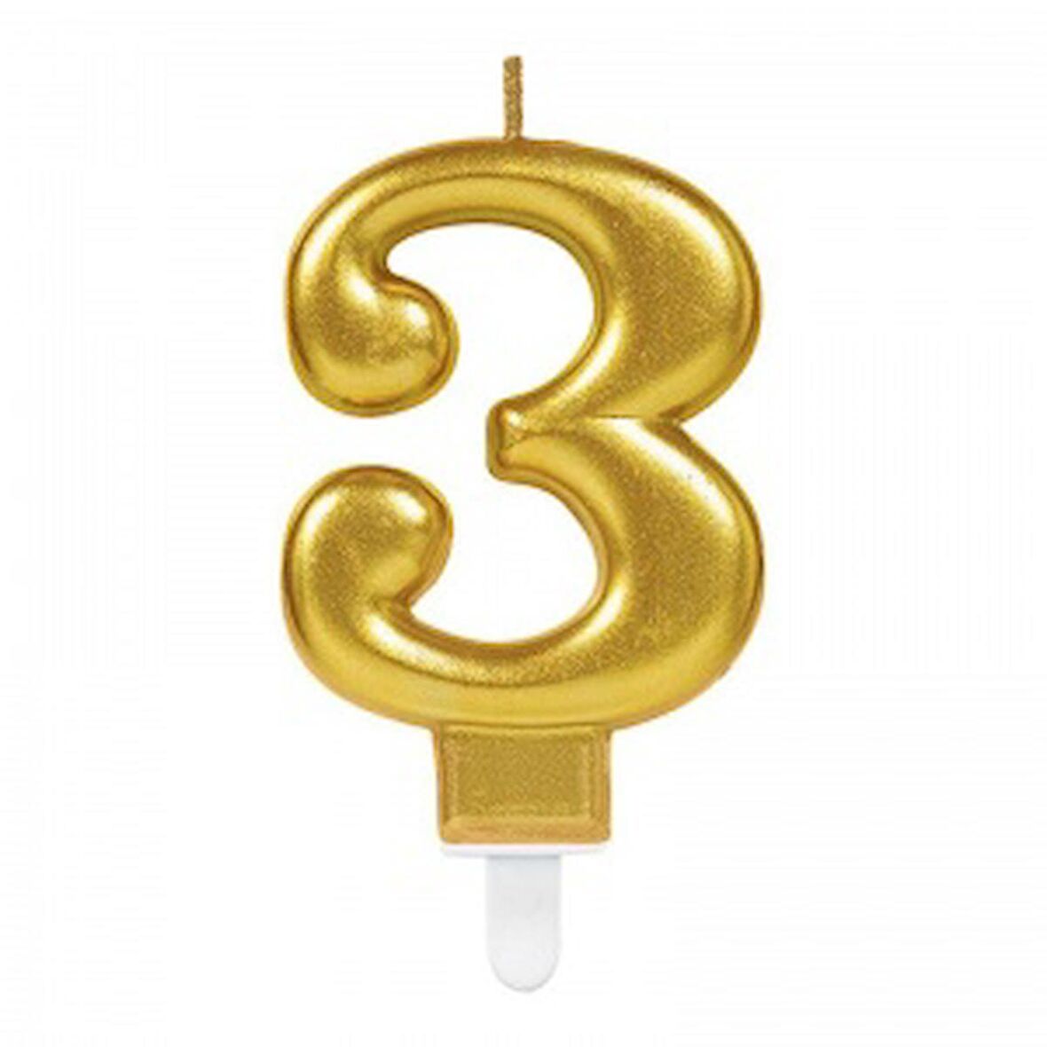 3 Rakam Mum Gold Renk (3984)