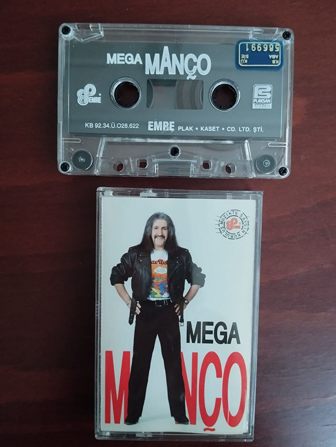 Barış Manço  /  Mega Manço  - 1992 Türkiye Basım 2. El Kaset