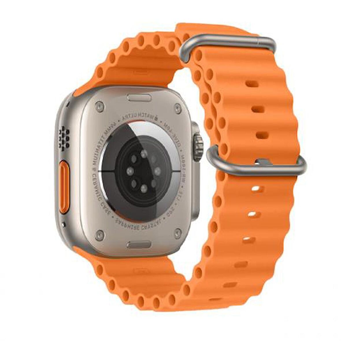 Polham Apple Watch 4-5-6 İle Uyumlu 40mm Marine Loop Silikon Kordon, Ultra Hafif ve Rahat Kayış
