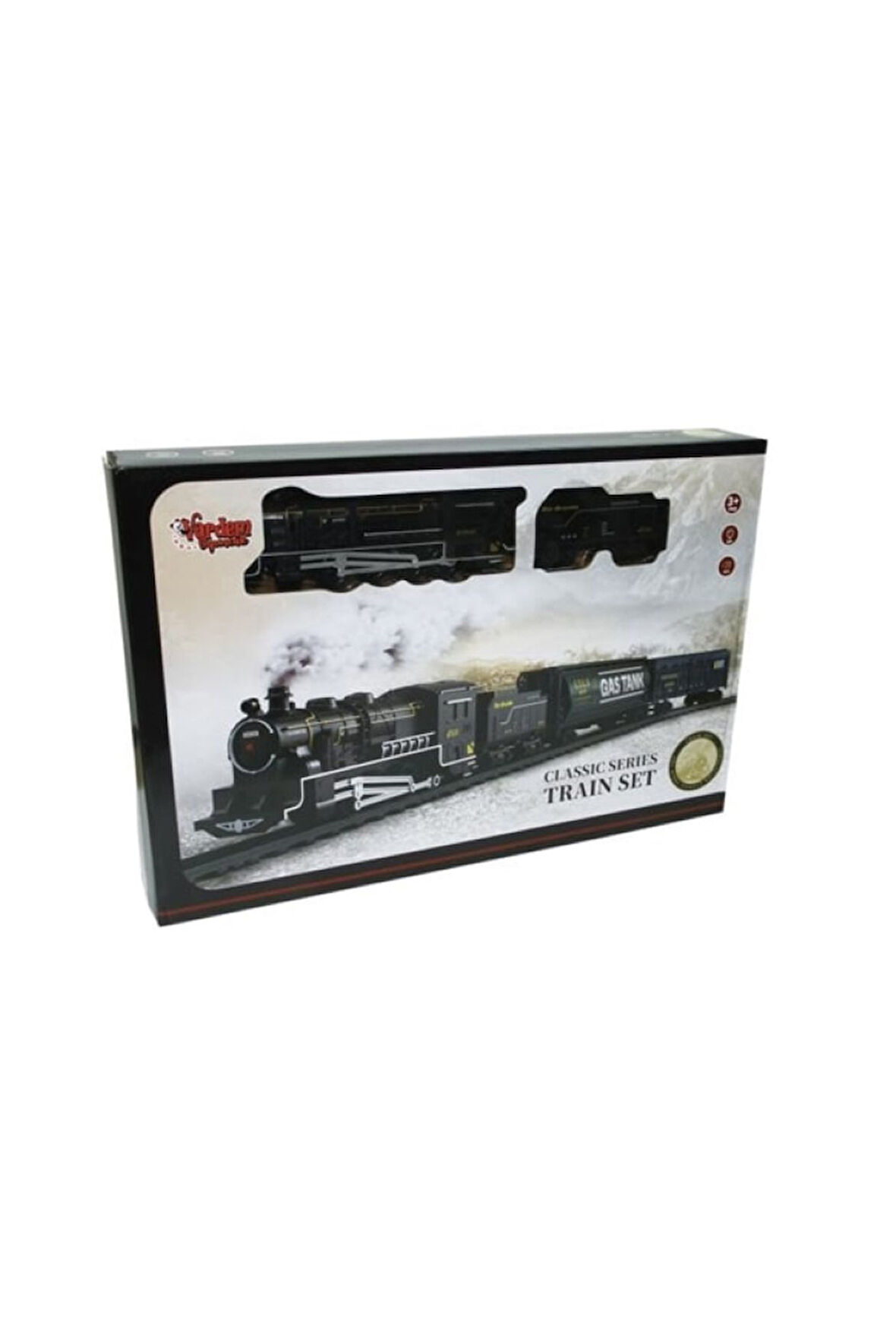 Sesli ve Işıklı 18 Parça Klasik Tren Seti Oyuncak Tren Seti Classic Tren