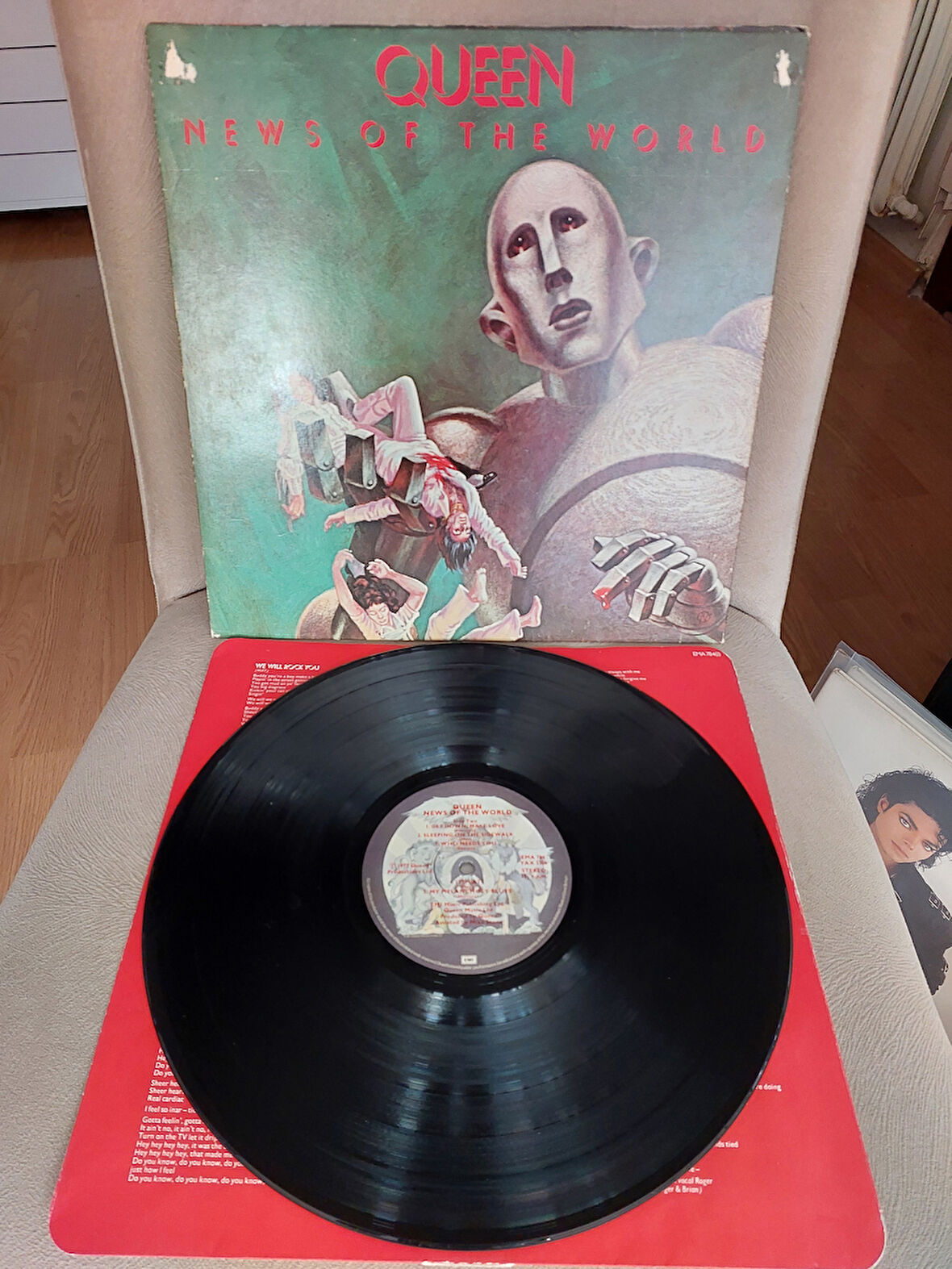 Queen – News Of The World - 1977 İngiltere Basım 33 Lük LP Albüm Plak