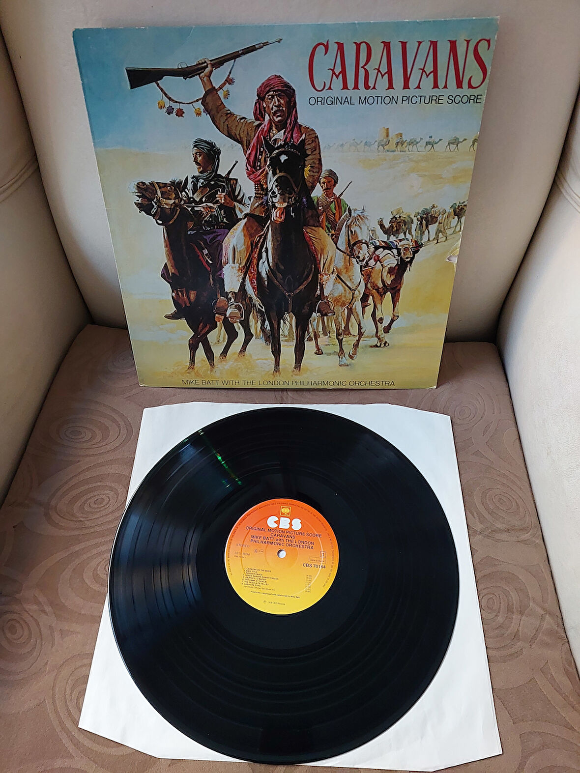 Caravans / Original Motion Picture Score - 1979 Hollanda Basım Albüm - 33 lük LP Plak