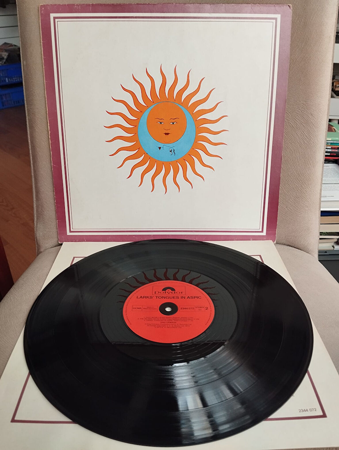 King Crimson – Larks’ Tongues In Aspic  -  1973 Almanya Basım Albüm - 33 lük LP Plak