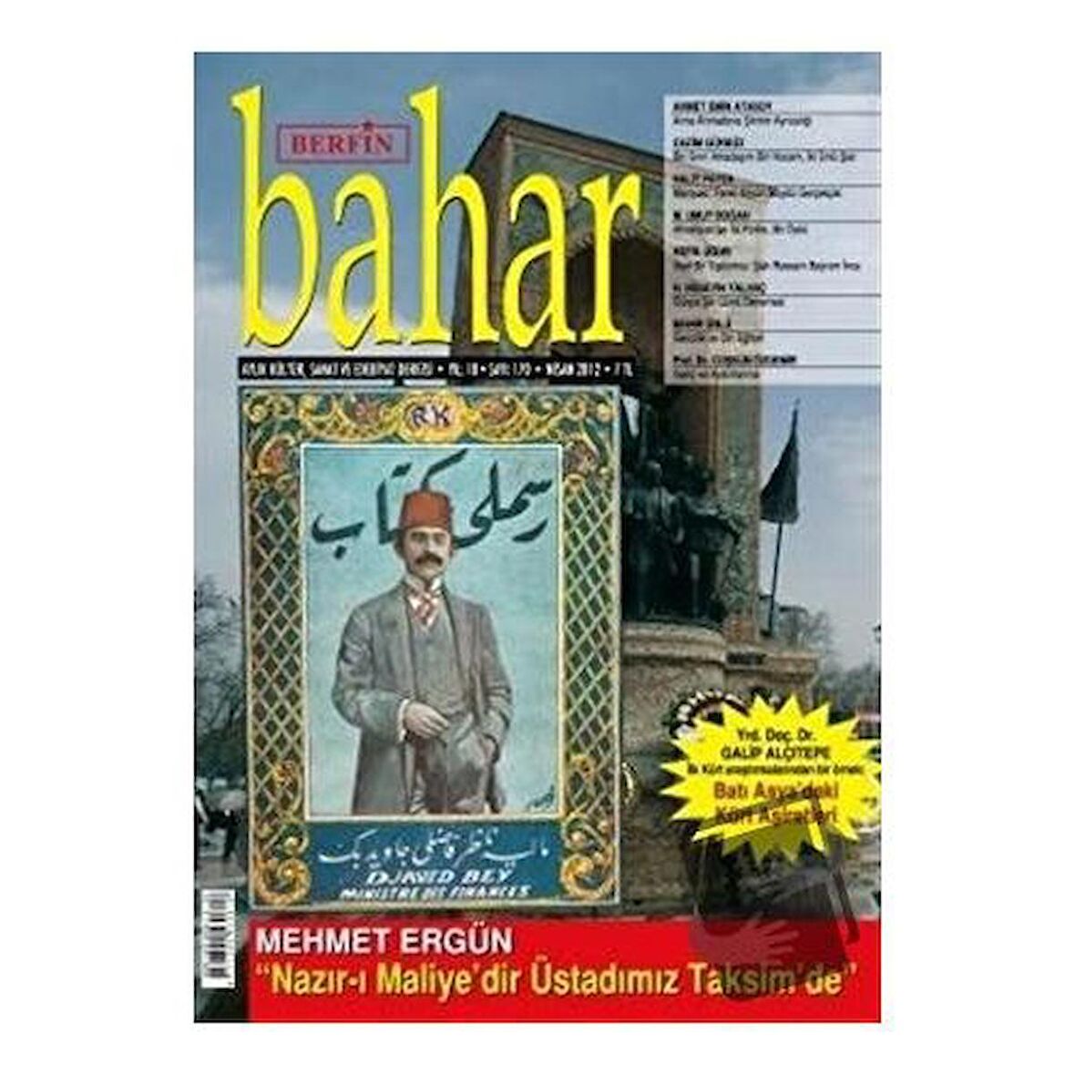 Berfin Bahar Aylık Kültür, Sanat ve Edebiyat Dergisi Sayı: 170