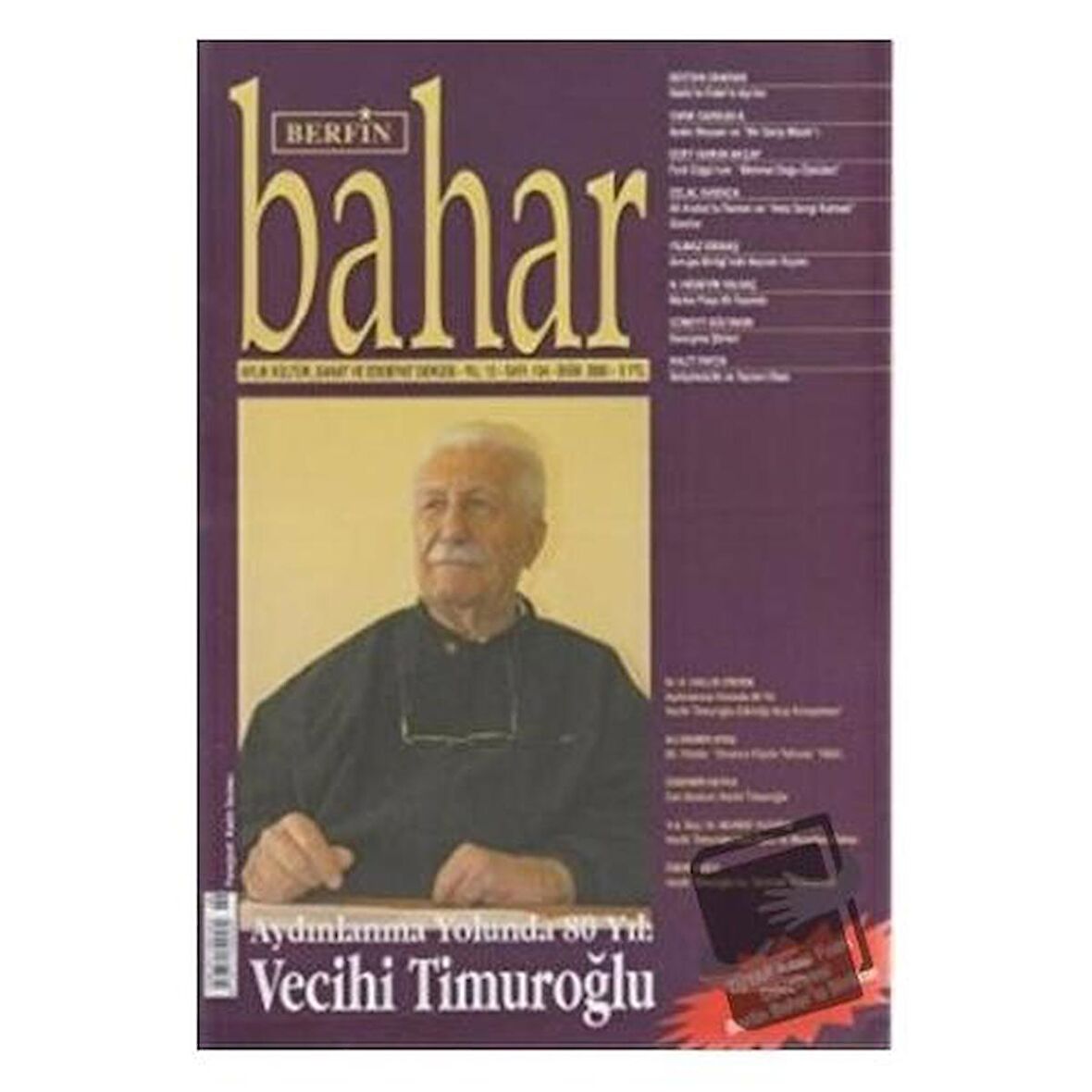 Berfin Bahar Aylık Kültür, Sanat ve Edebiyat Dergisi Sayı: 104