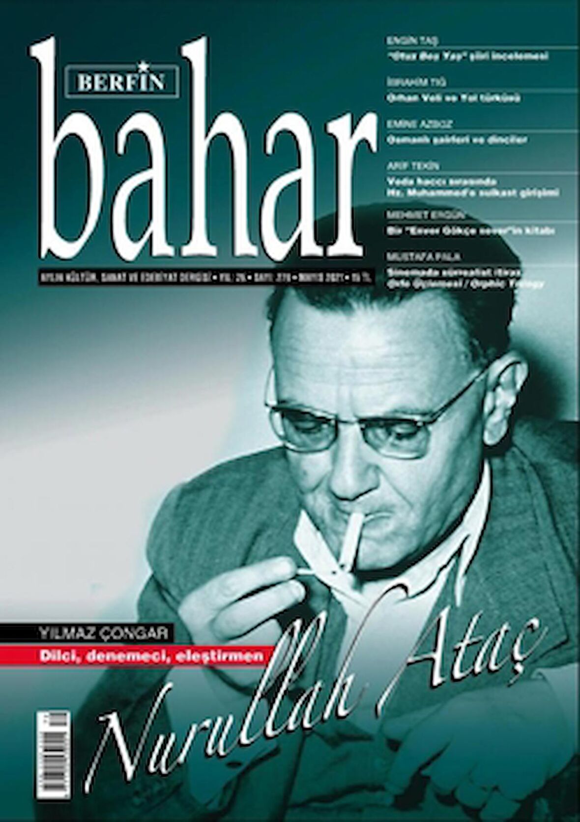 Berfin Bahar Aylık Kültür Sanat ve Edebiyat Dergisi Sayı: 279 Mayıs 2021
