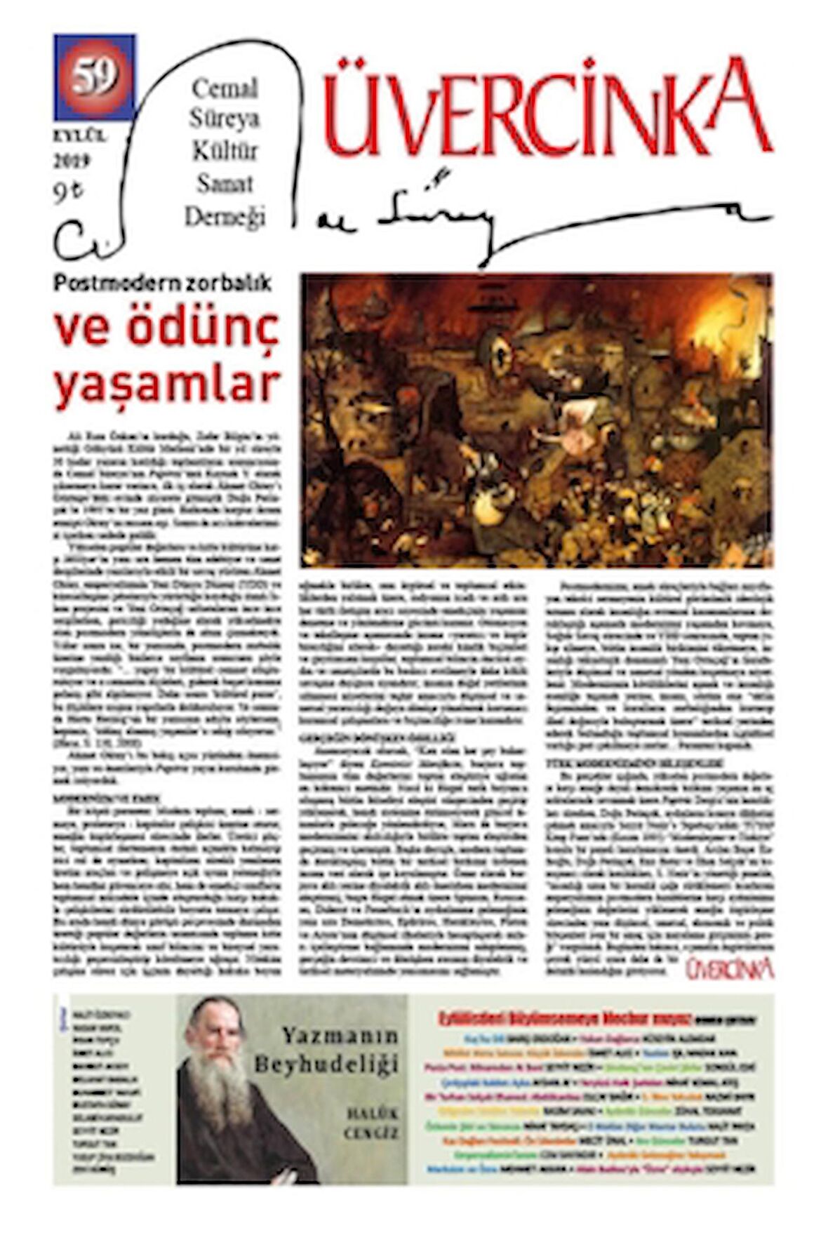 Sayı: 59 Eylül 2019