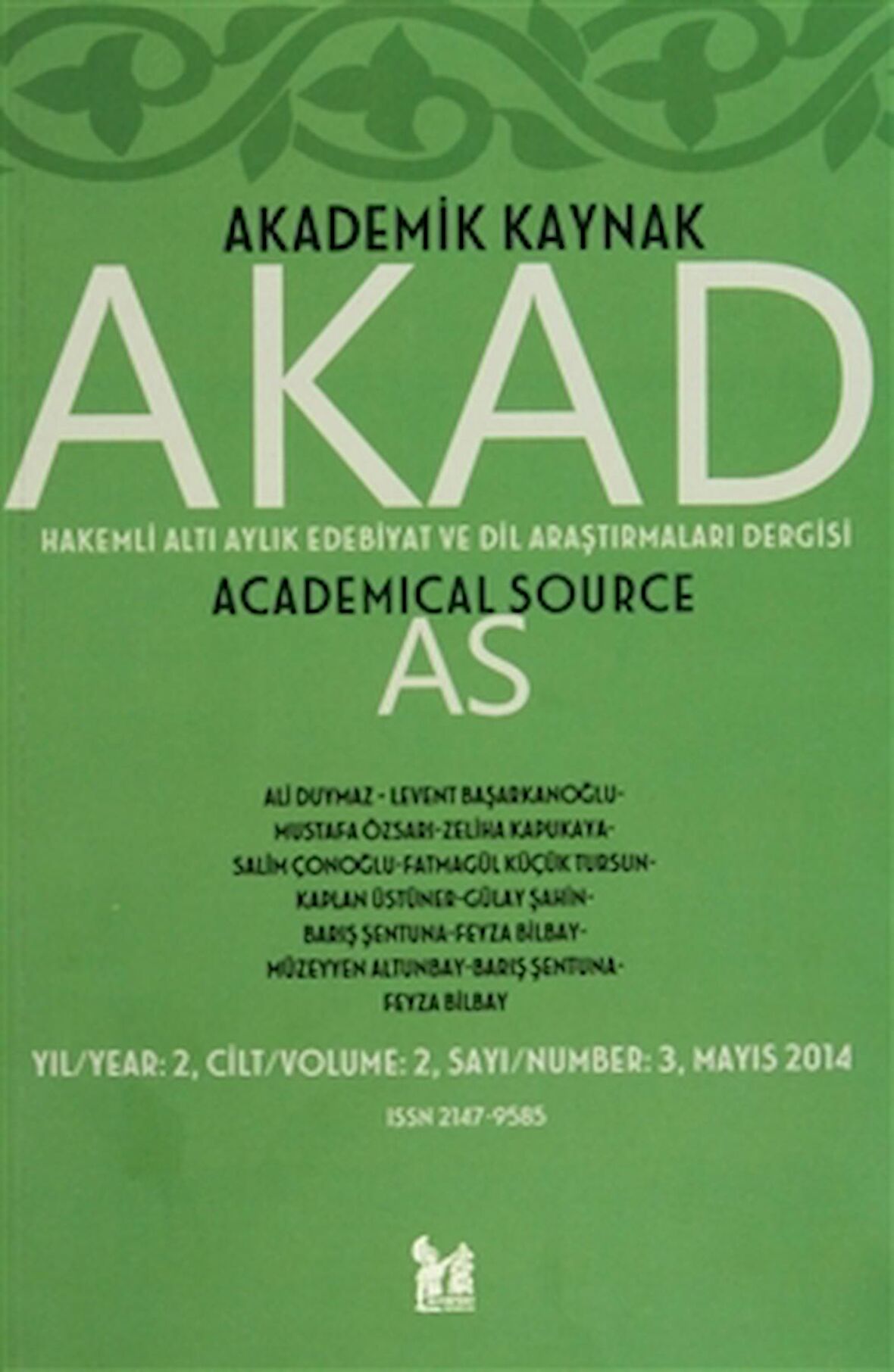 Akad Akademik Kaynak Dergisi Sayı: 3