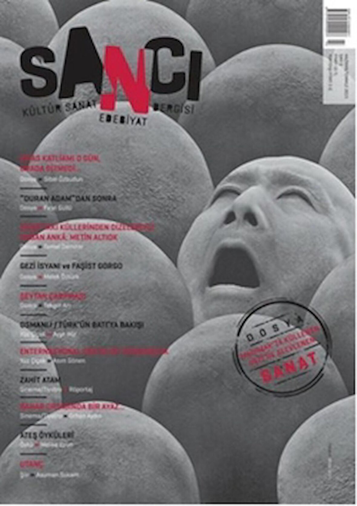 Sancı Kültür Sanat Edebiyat Dergisi Sayı: 3 Haziran - Temmuz 2015