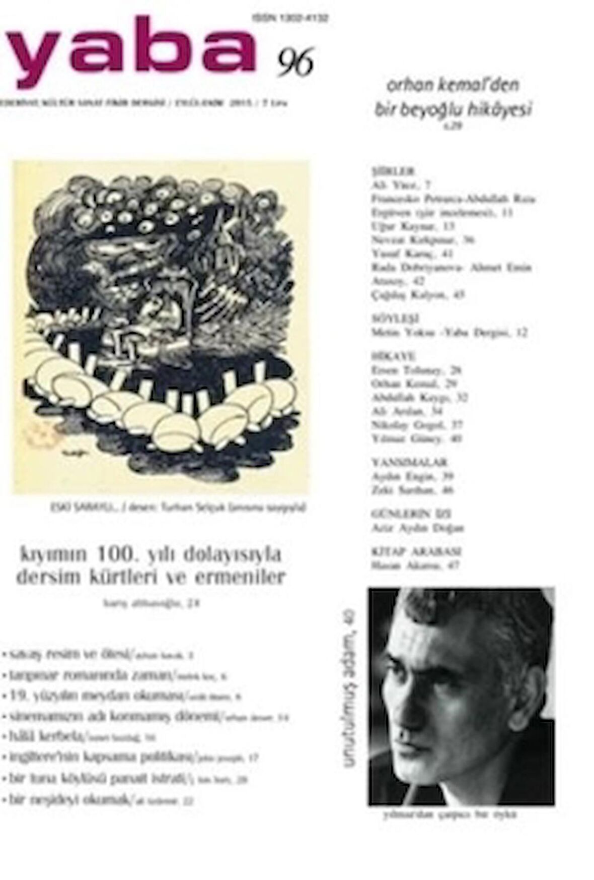 Yaba Edebiyat Dergisi Sayı: 96