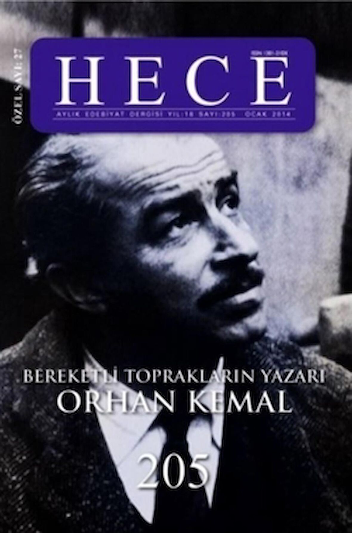 Hece Aylık Edebiyat Dergisi Bereketli Toprakların Yazarı Orhan Kemal Özel Sayısı: 27 205 (Ciltsiz)