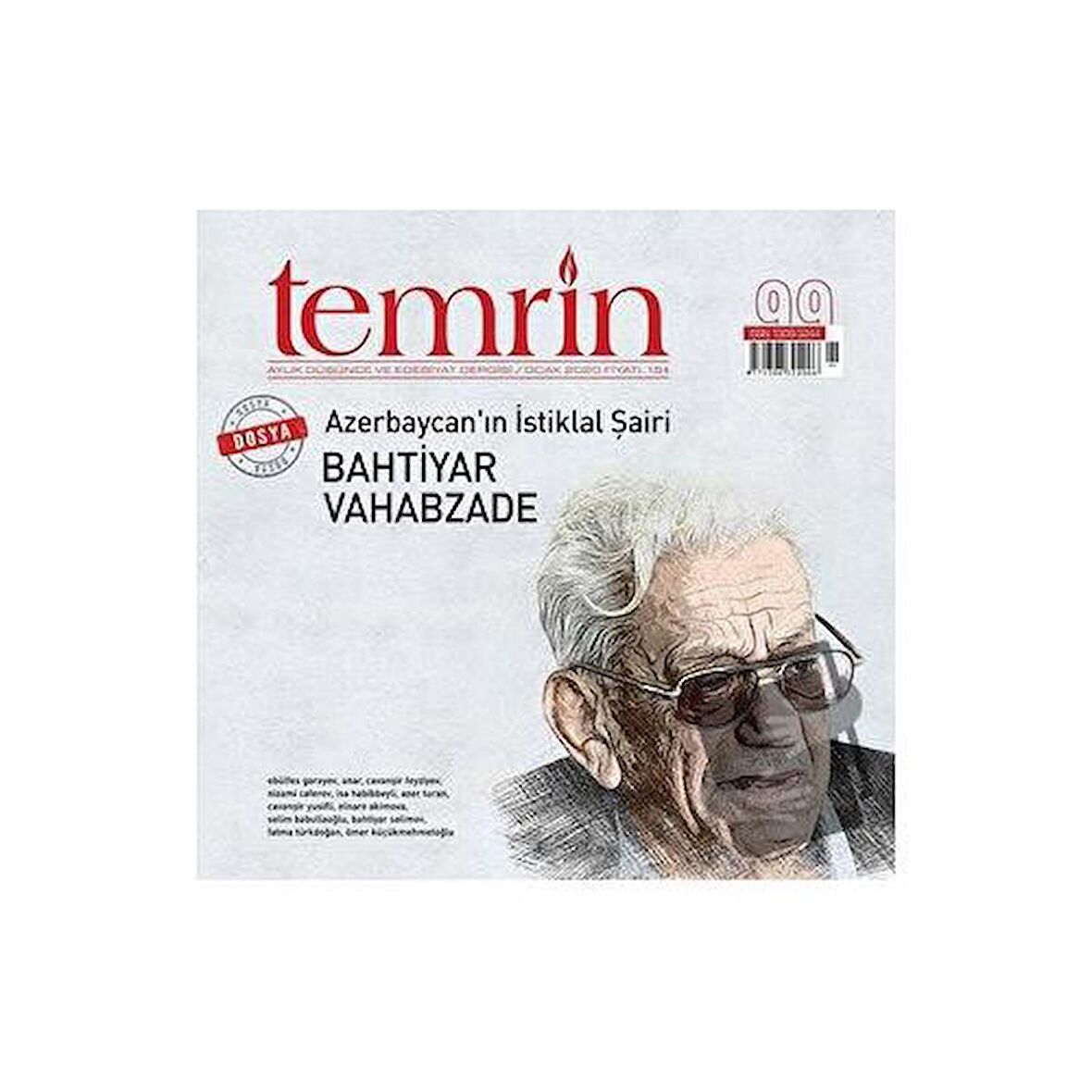 Temrin Düşünce ve Edebiyat Dergisi Sayı: 99 Ocak 2020