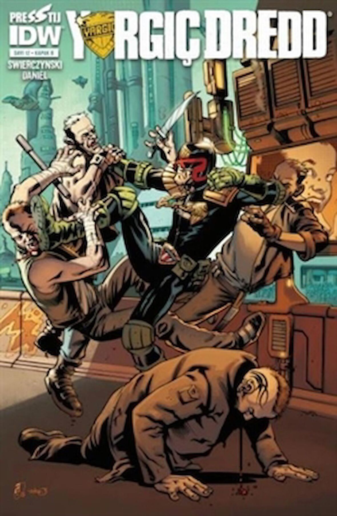 Yargıç Dredd 12: Kapak B