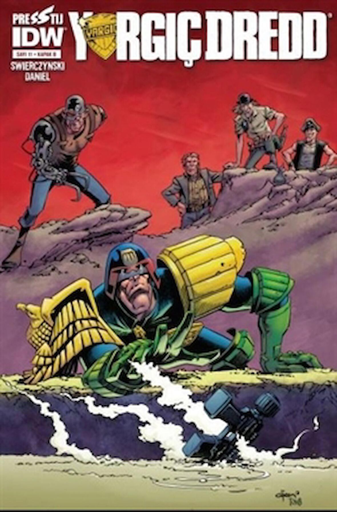 Yargıç Dredd 11: Kapak B