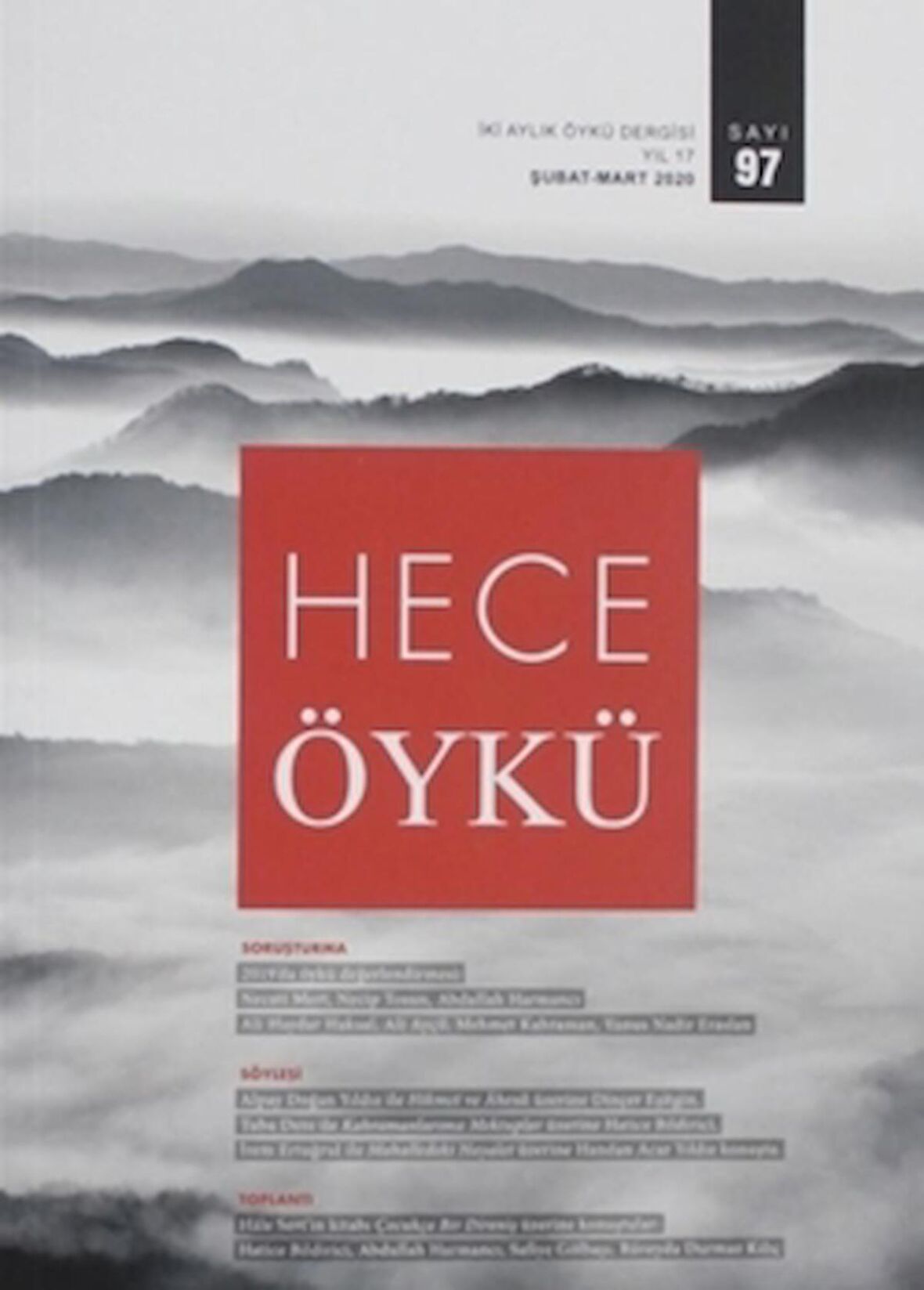 Hece Öykü Dergisi Sayı: 97 (Şubat - Mart 2020)