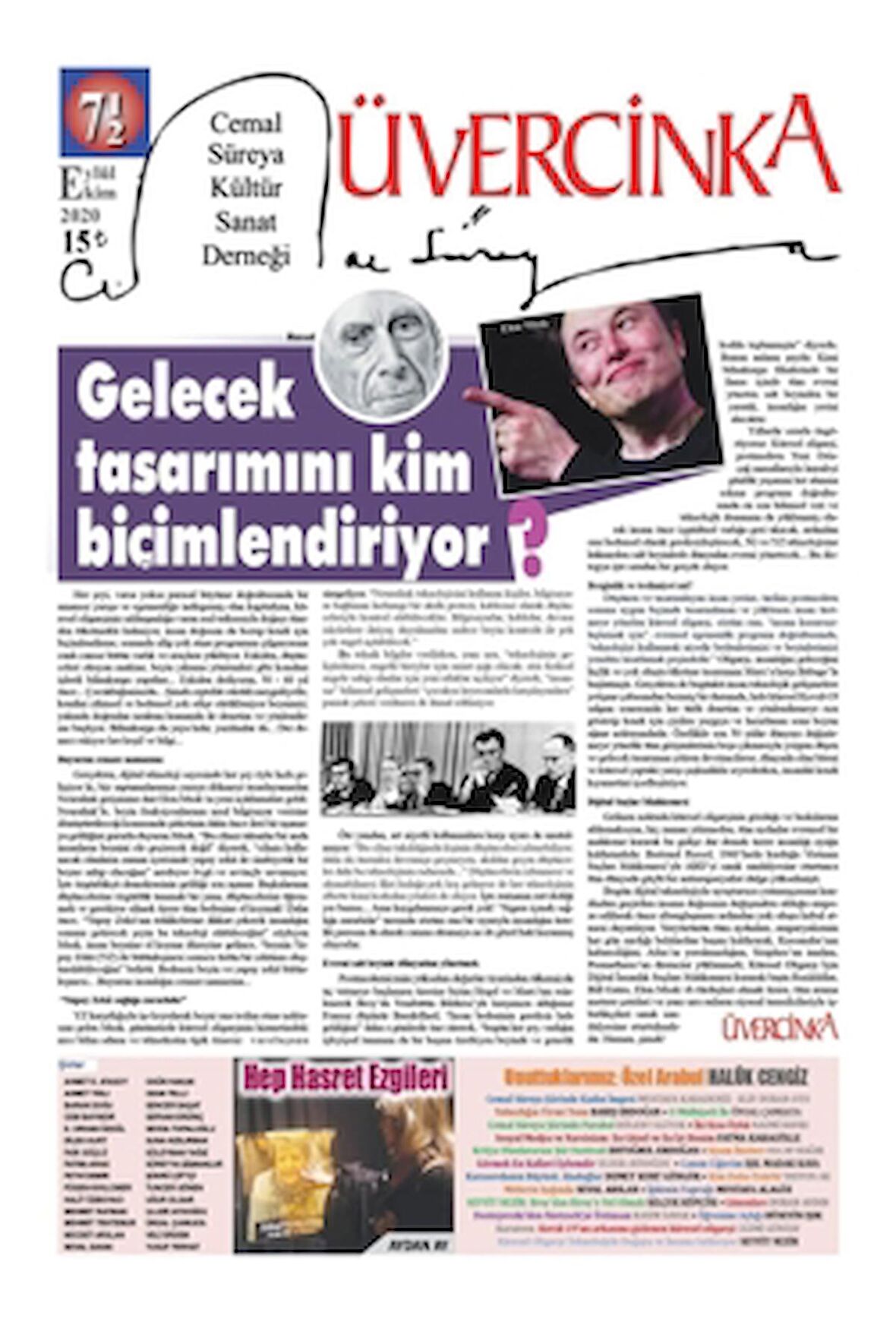 Sayı: 71/72 Eylül - Ekim 2020