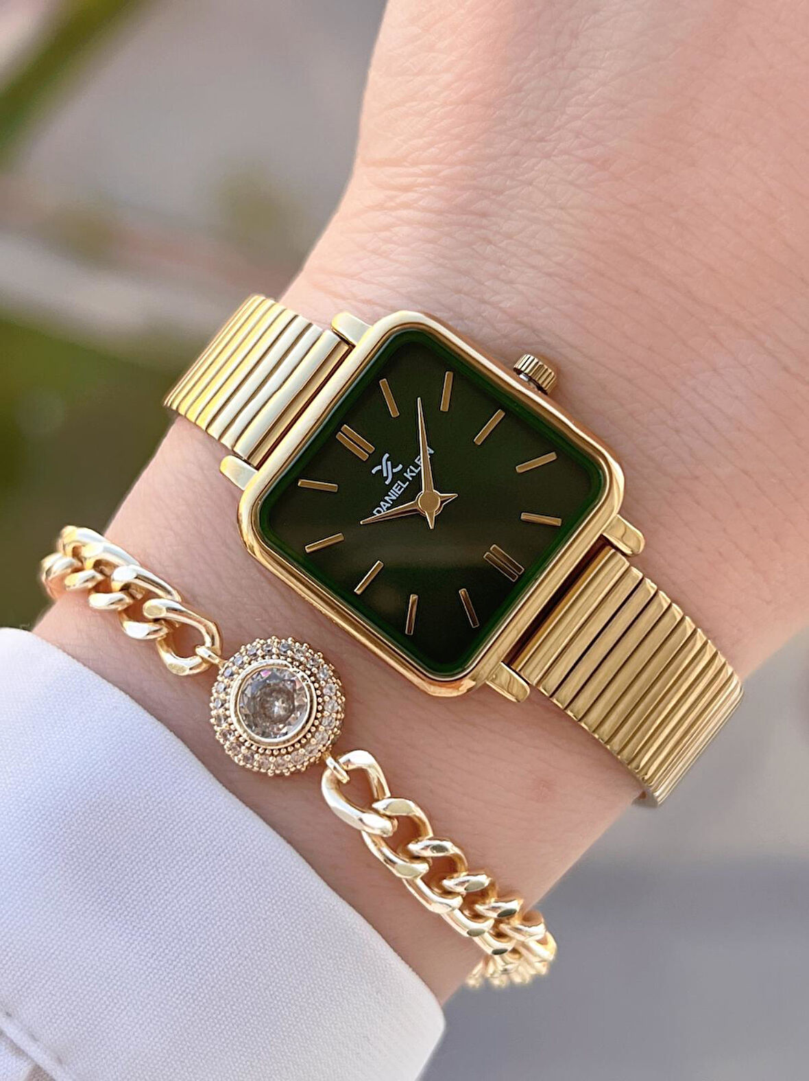 Daniel Klein Çelik Kordon Köşeli Kasa 2 Yıl Garantili Bileklik Hediyeli Kadın Kol Saat BFG.10835.5