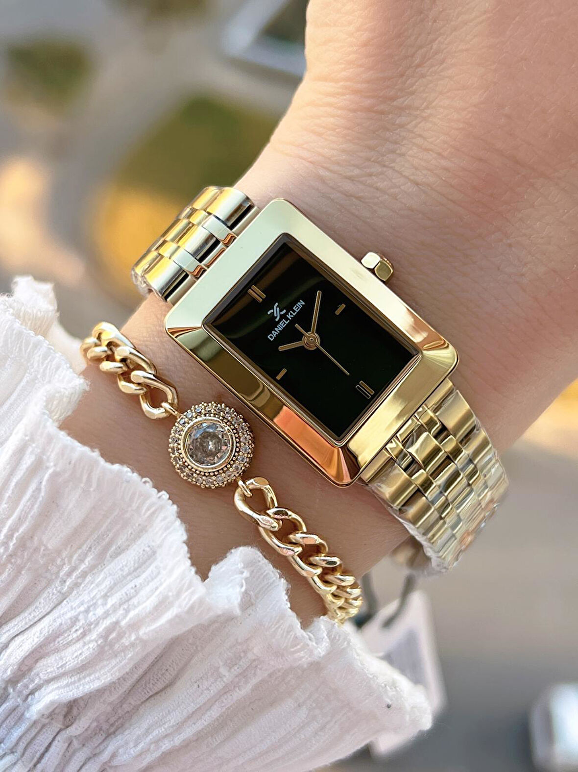 Daniel Klein Çelik Kordon 30 Mt Suya Dayanıklı Kadın Kol Saati+Bileklik BF.GF.10821.4