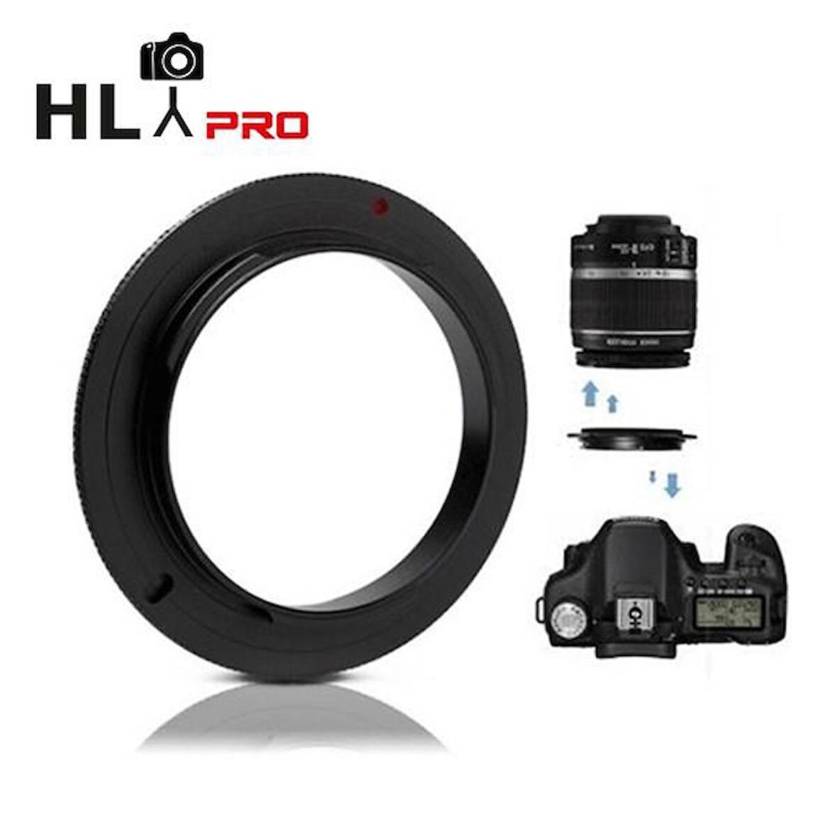 Hlypro Canon 49MM Ters Makro Adaptör