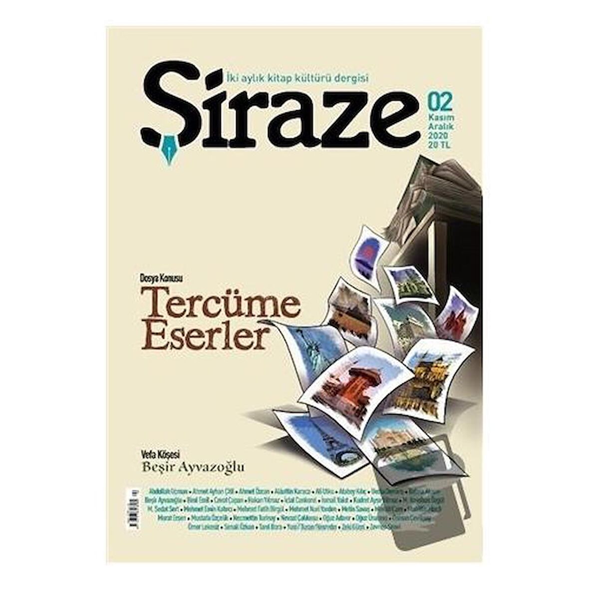Şiraze İki Aylık Kitap Kültürü Dergisi Sayı: 02 Kasım-Aralık 2020