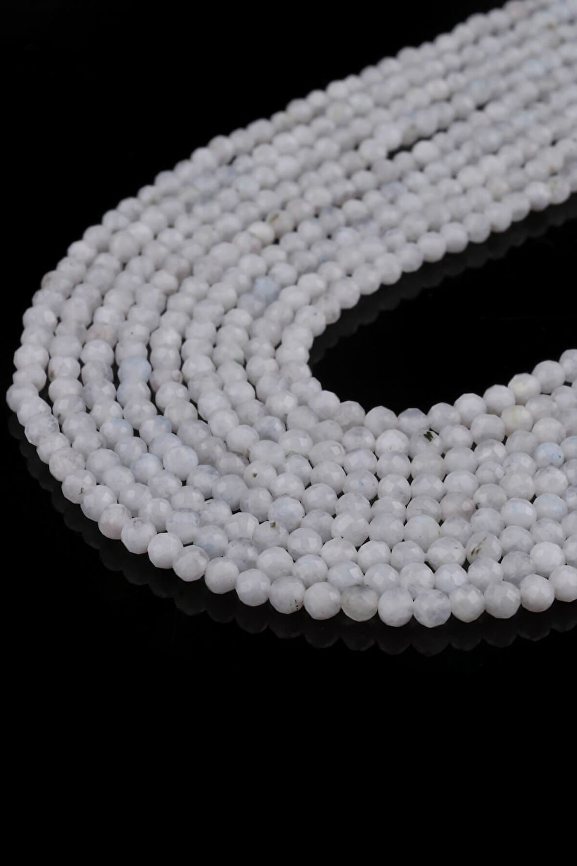 2 MM Faset Kesim Ay Taşı Dizi - Dizi0269
