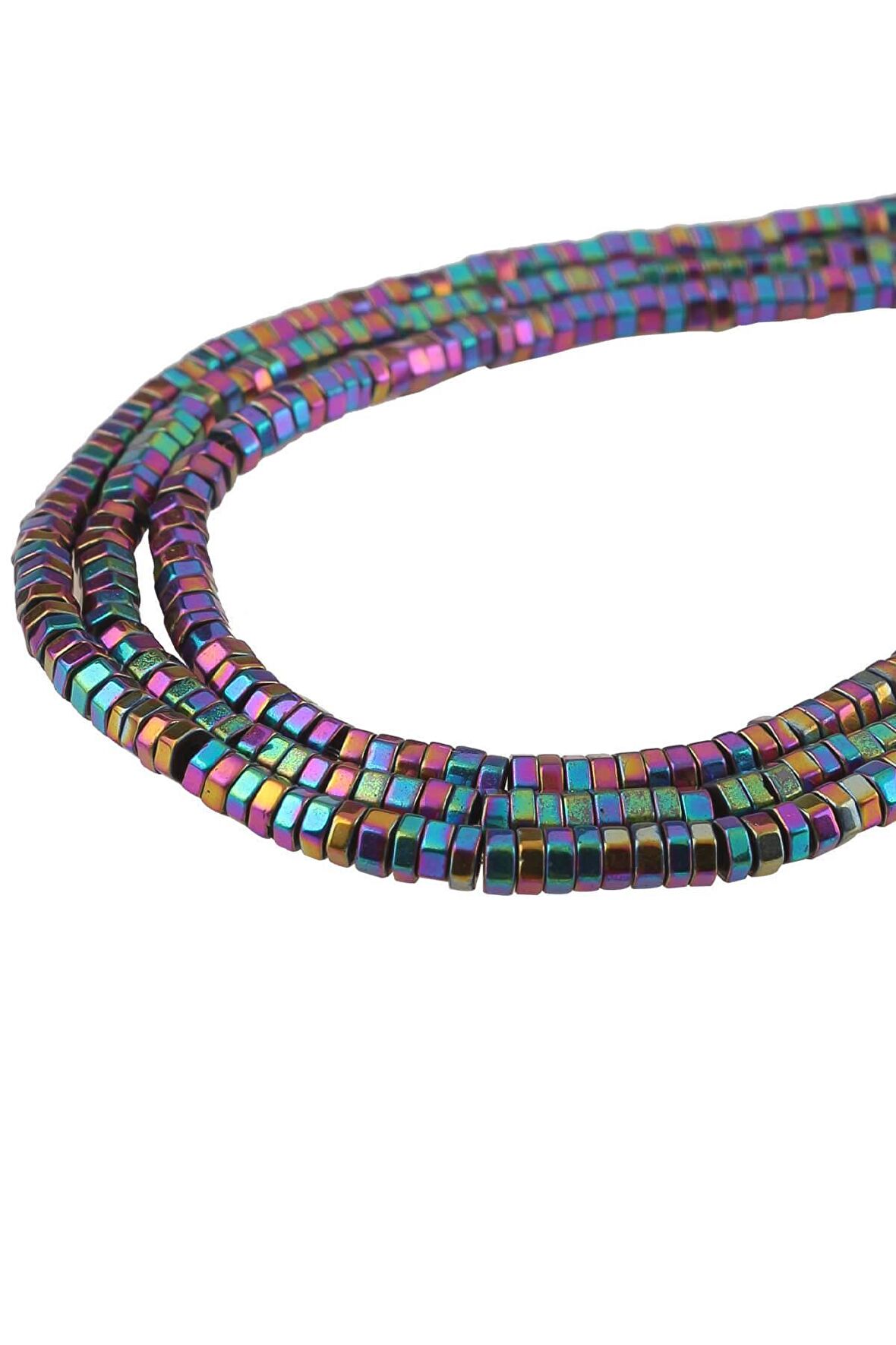 2X1 MM Renkli Hematit Dizi Doğaltaş - DZ4268