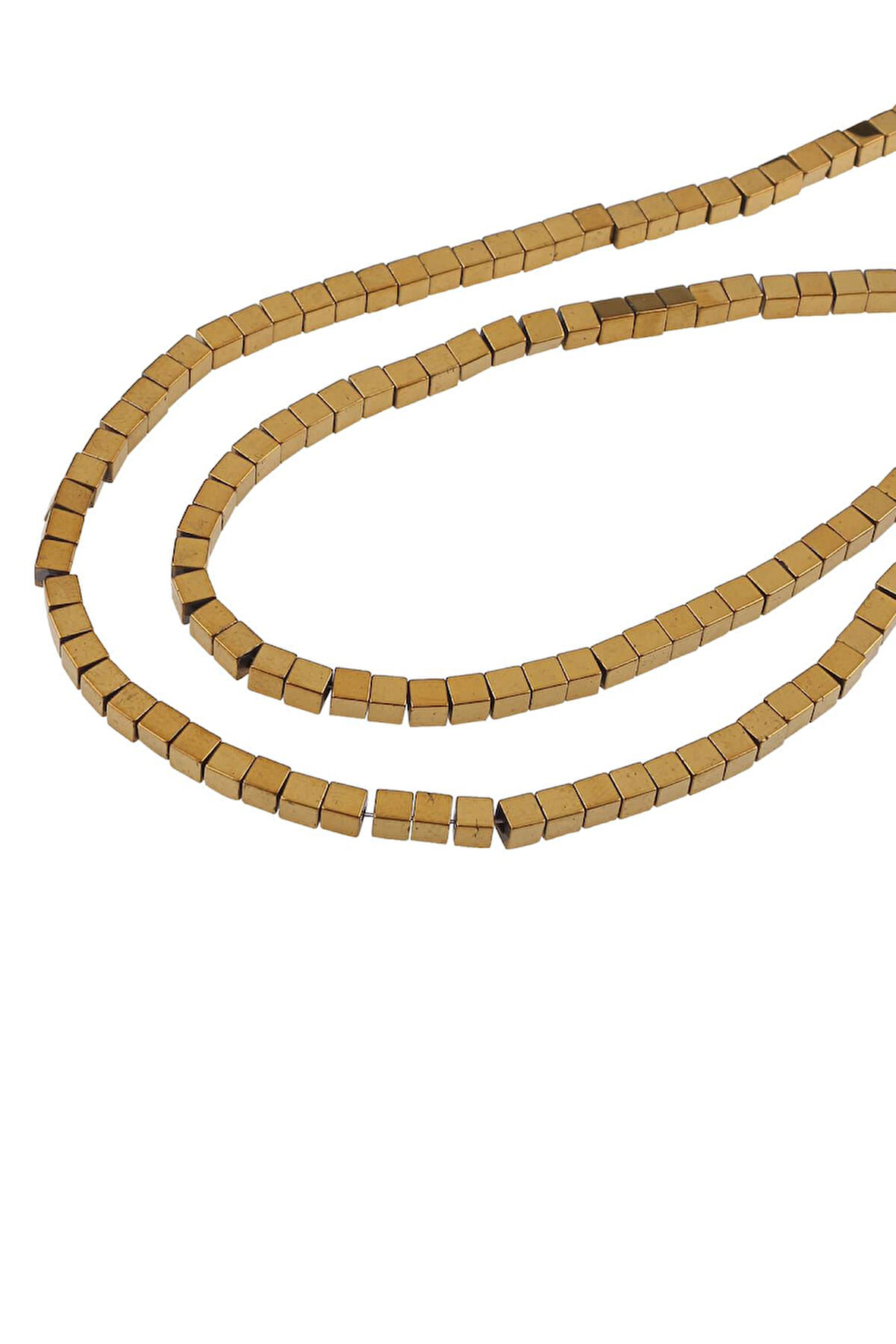 3X3 MM Küp Hematit Dizi Doğaltaş - DZ3627