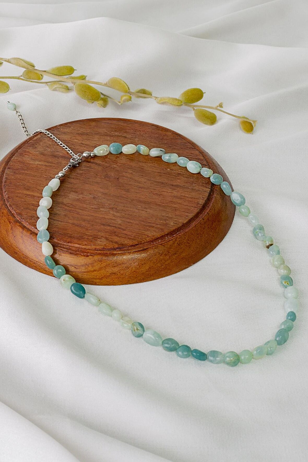 Amazonit Taşı Kadın Kolyesi