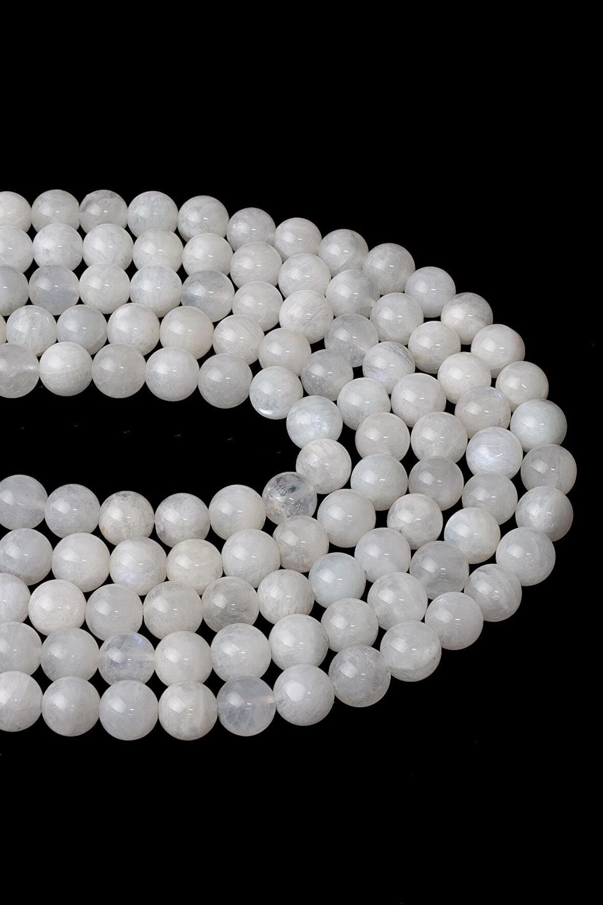 8 MM Ay Taşı Dizi AAAA