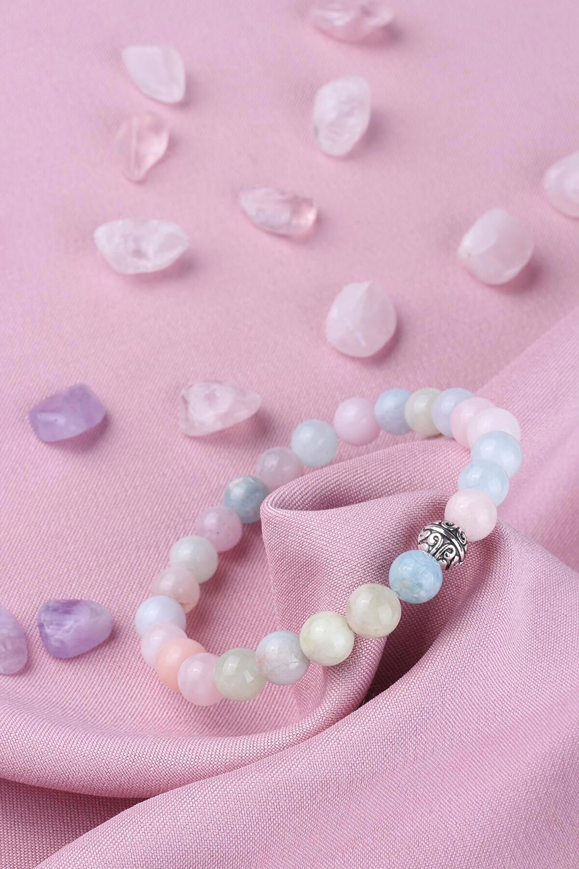 Morganit Taşı Bileklik