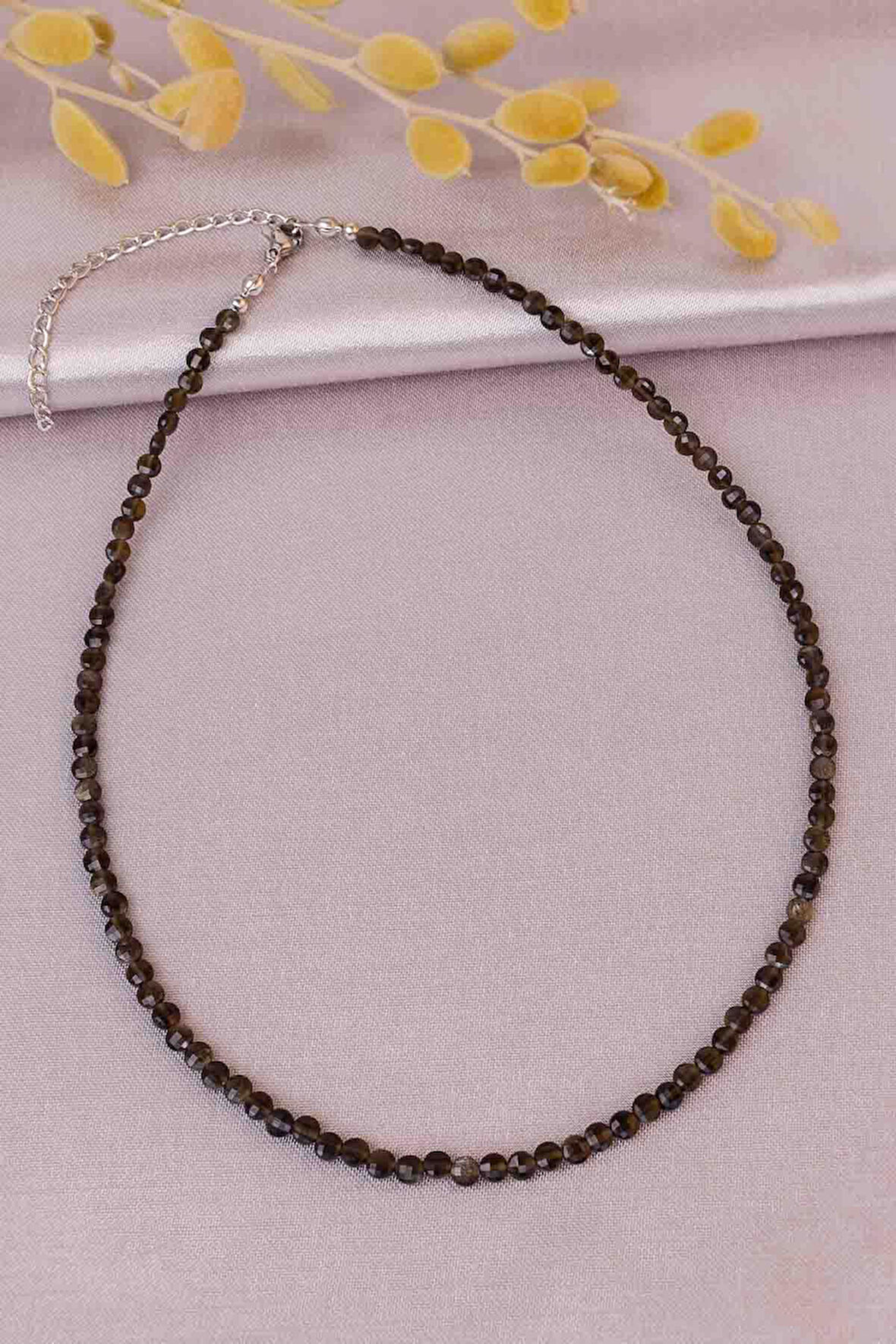 Obsidyen Taşı Kolye