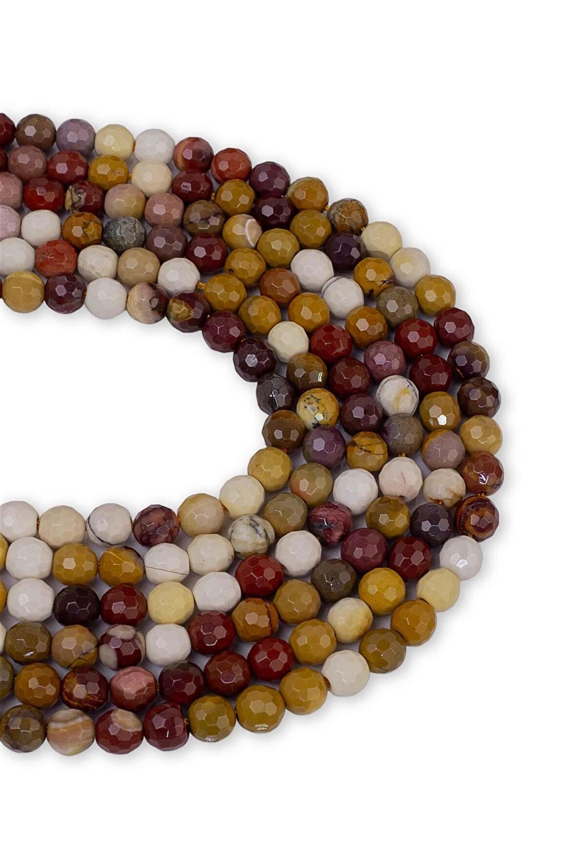 6 MM Faset Monkay Jasper Taşı Dizi