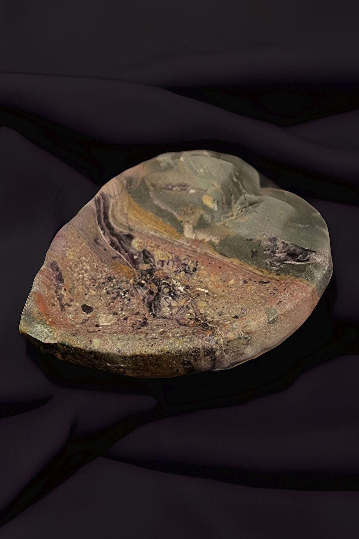 Kalp Tabak Çeroit Taşı