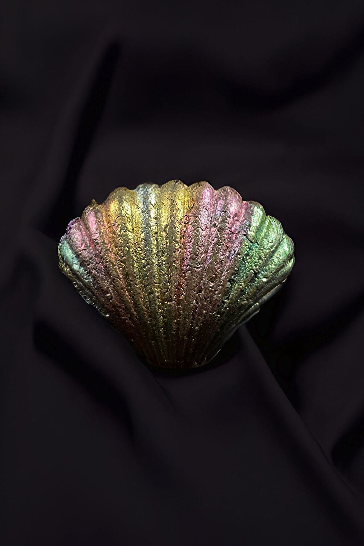 Deniz Kabuğu Figürü Bizmut Taşı