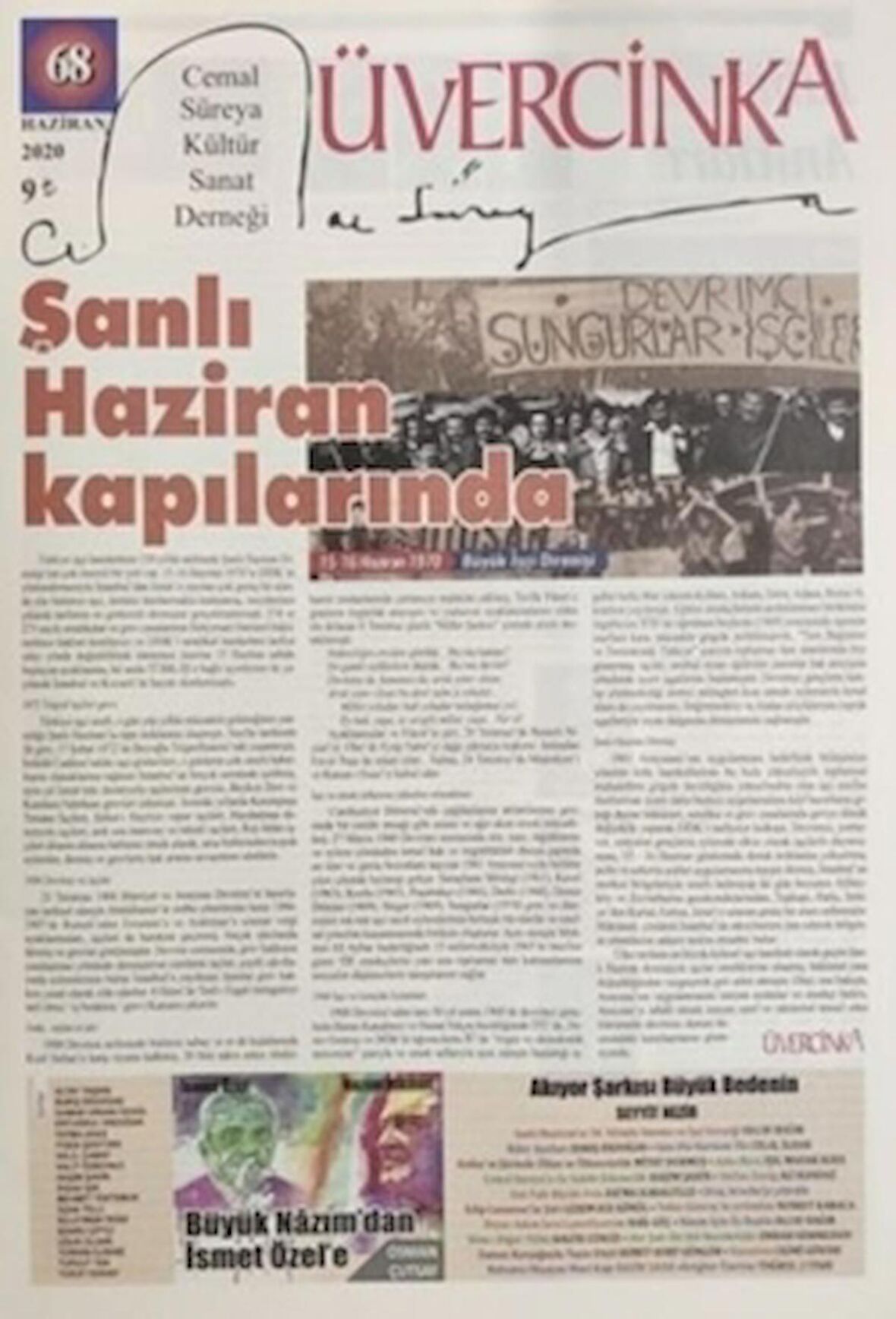 Sayı: 68 Haziran 2020