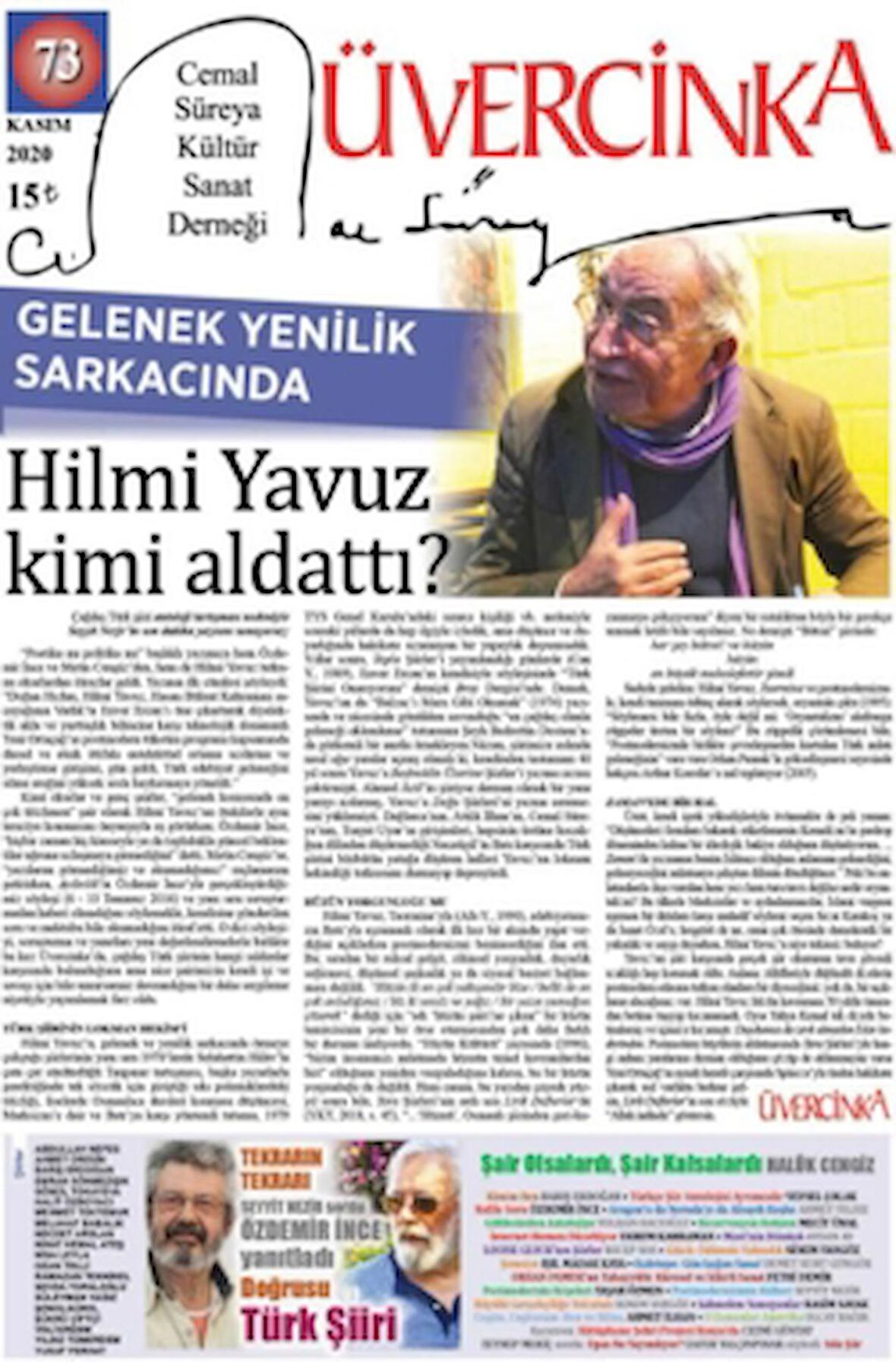 Sayı: 73 Kasım 2020