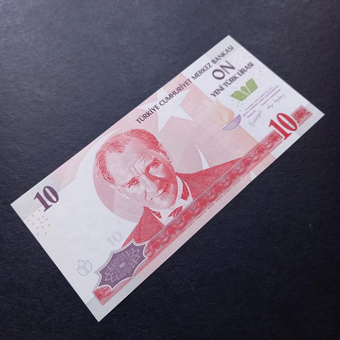 A47 serisi 8.Emisyon 10 Türk lirası ÇİL eski kağıt para - 399636684857be2850
