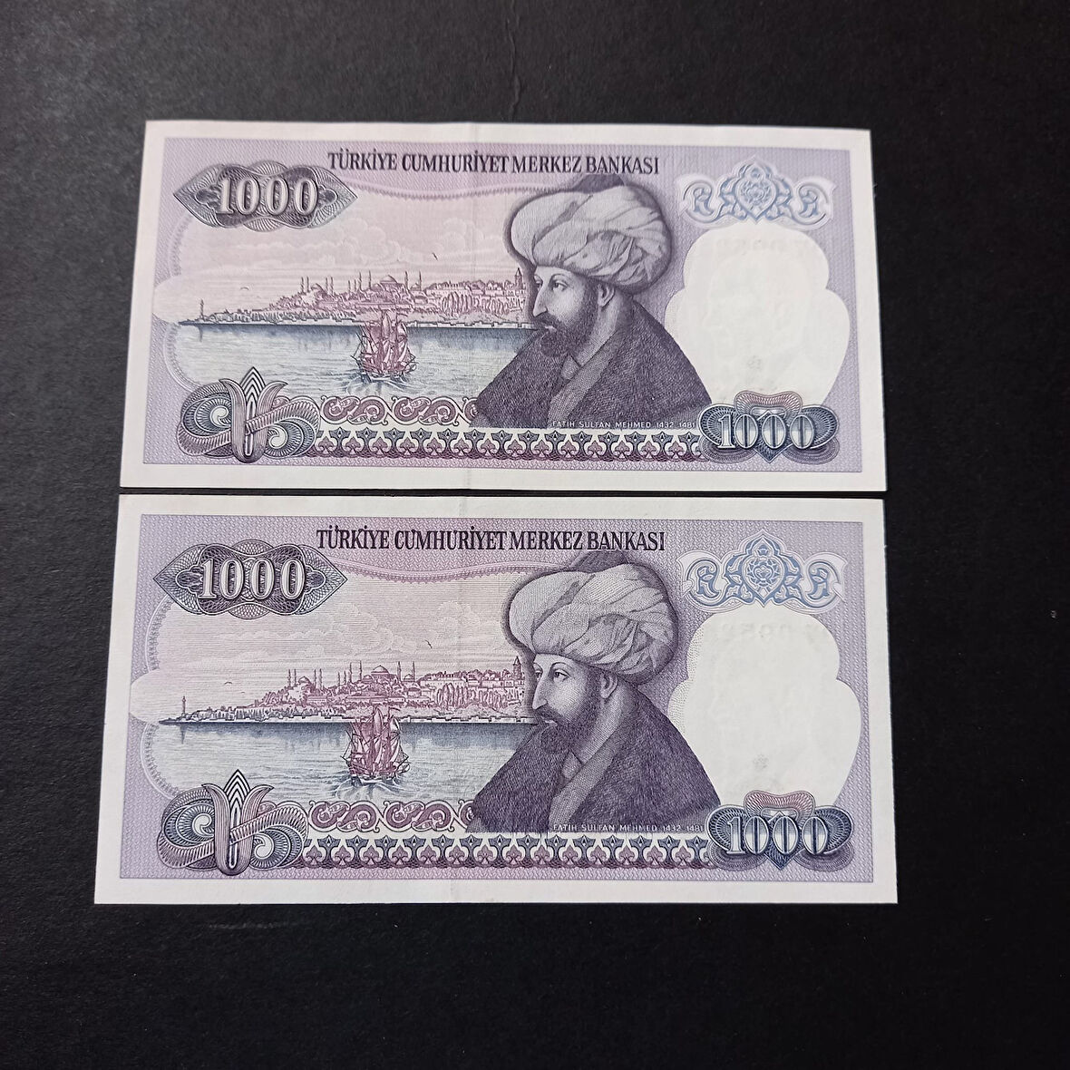 Escoines Koleksiyon 3996367e234b4dfa65 ÇİL 7.Emisyon 2.Tertip 1000TL J07 Serisi takipli eski para