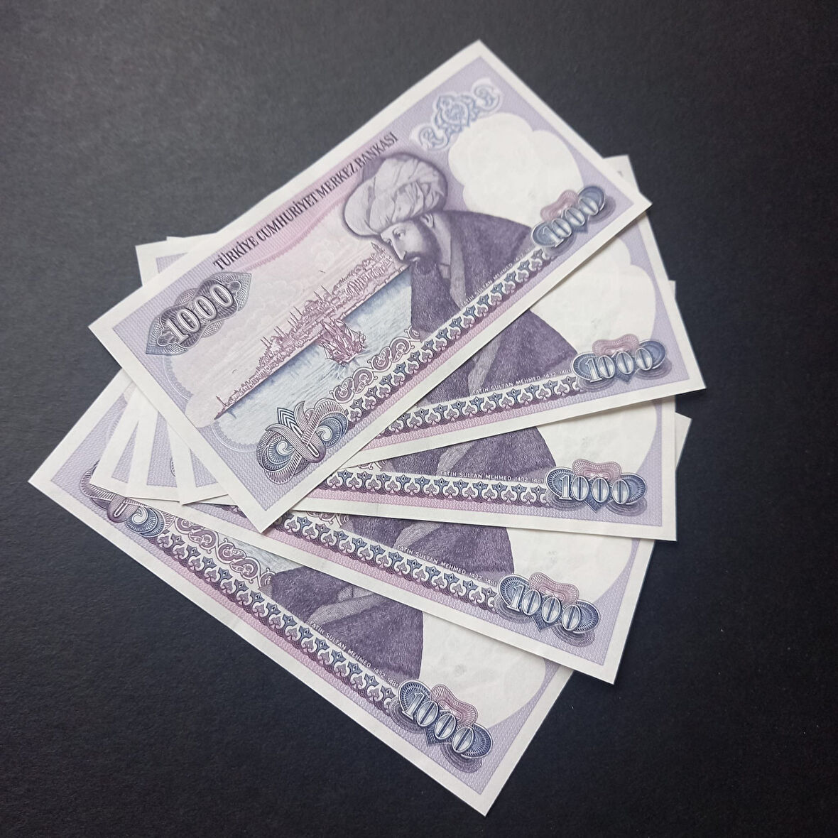 Escoines Koleksiyon 3996367e87dbb7d249 7.Emisyon 1.Tertip 1000 Türk Lirası E25 Seri takipli ÇİL