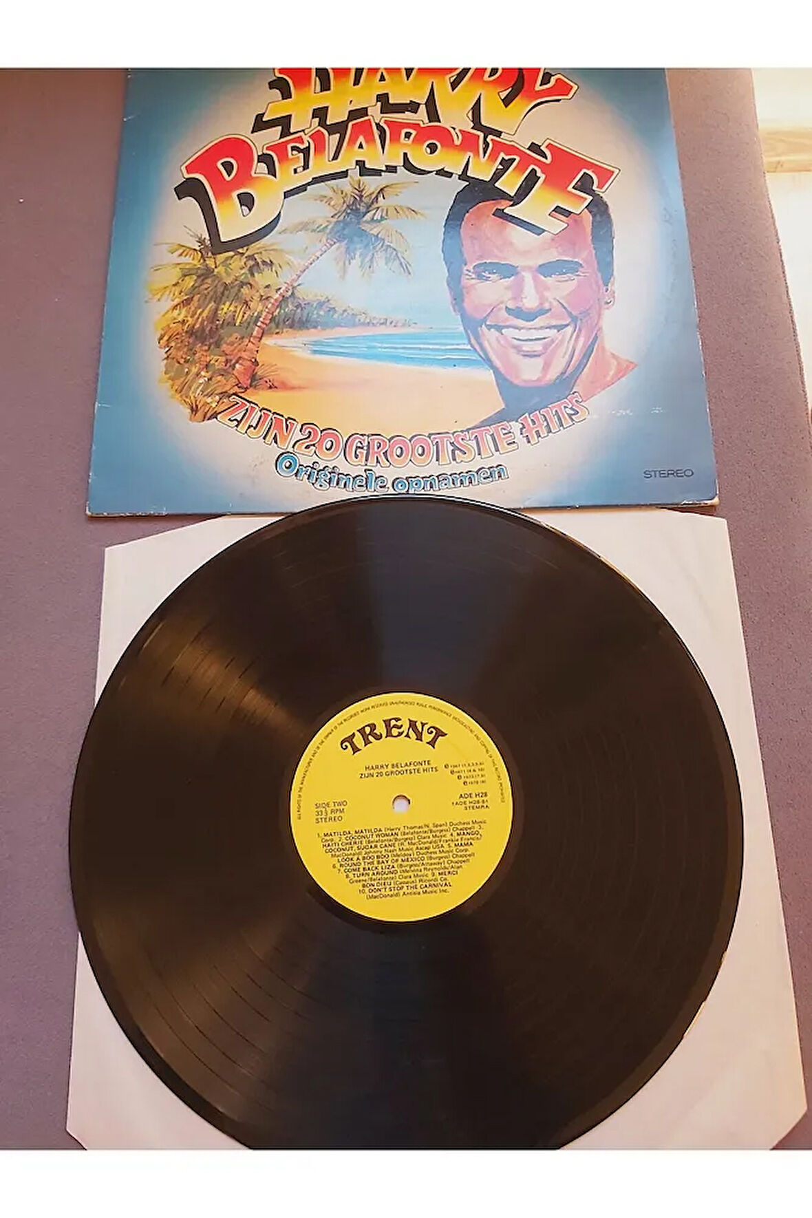 Escoines Koleksiyon 3996367eb0b9300b98 Harry Belafonte – Zijn 20 Grootste Hits vinyl 33lük plak