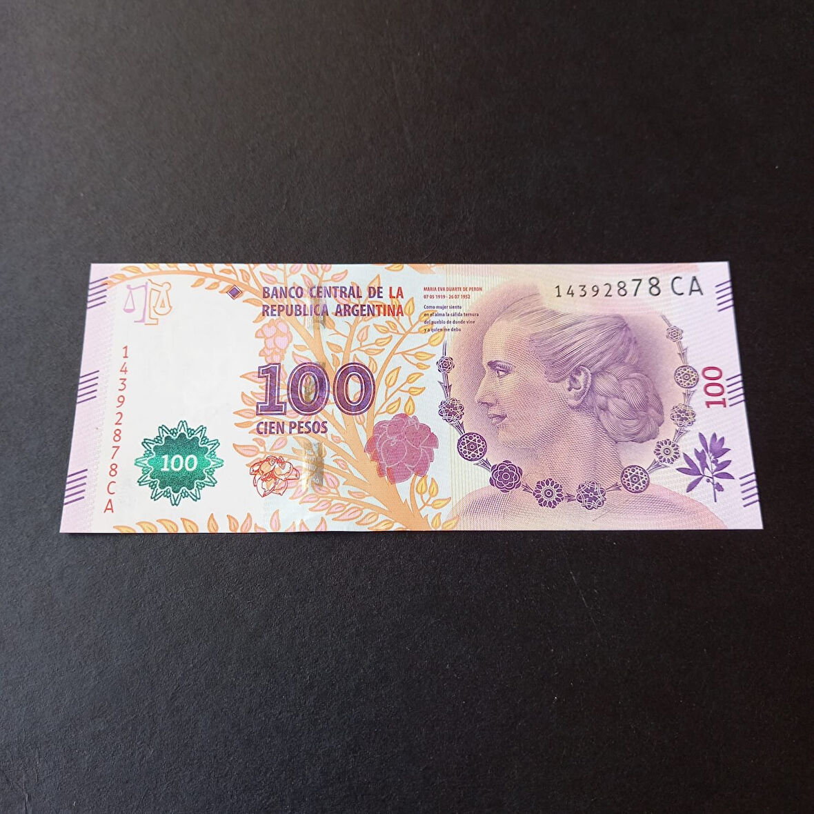 Escoines Koleksiyon 3996367f365ad818c3 Arjantin 100 peso ÇİL eski yabancı kağıt para
