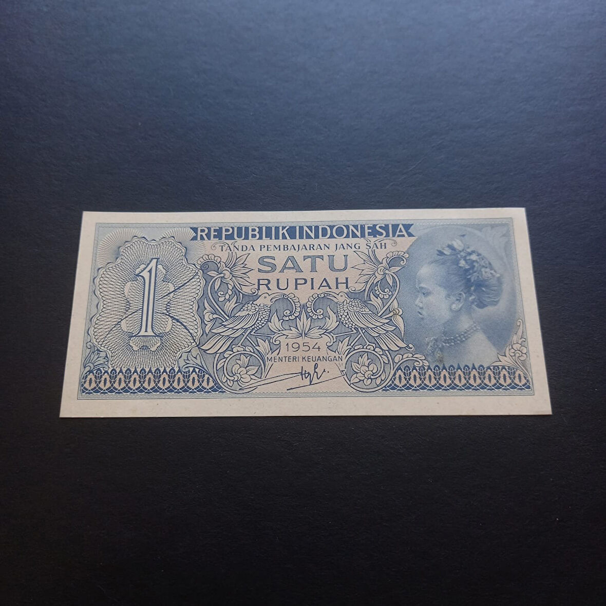 Escoines Koleksiyon 3996367f369d17a959 1954 Endonezya 1 Rupiah ÇİL eski yabancı kağıt para