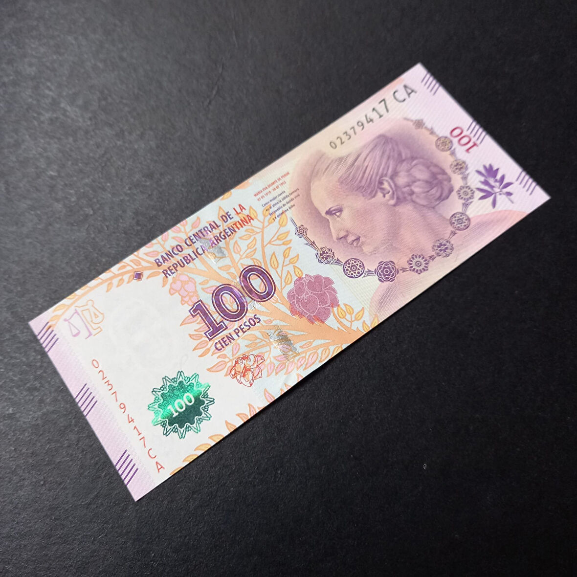 Escoines Koleksiyon 3996367f492d471cb5 Eva Peron Arjantin 100 Pesos ÇİL yabancı kağıt para