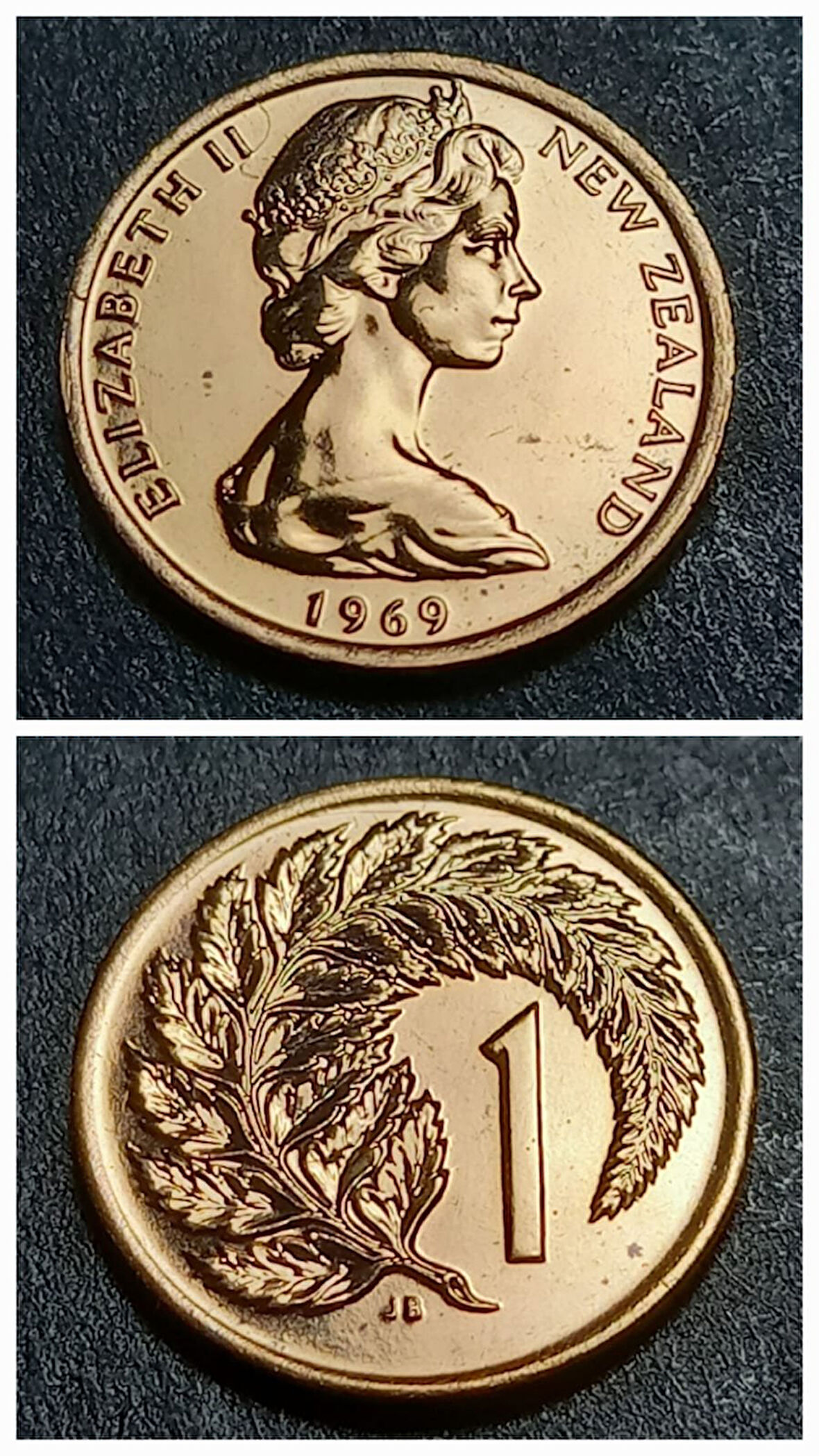 Escoines Koleksiyon 3996367f90446ed525 1cent 1969 Yeni Zelanda PROOF eski yabancı madeni para