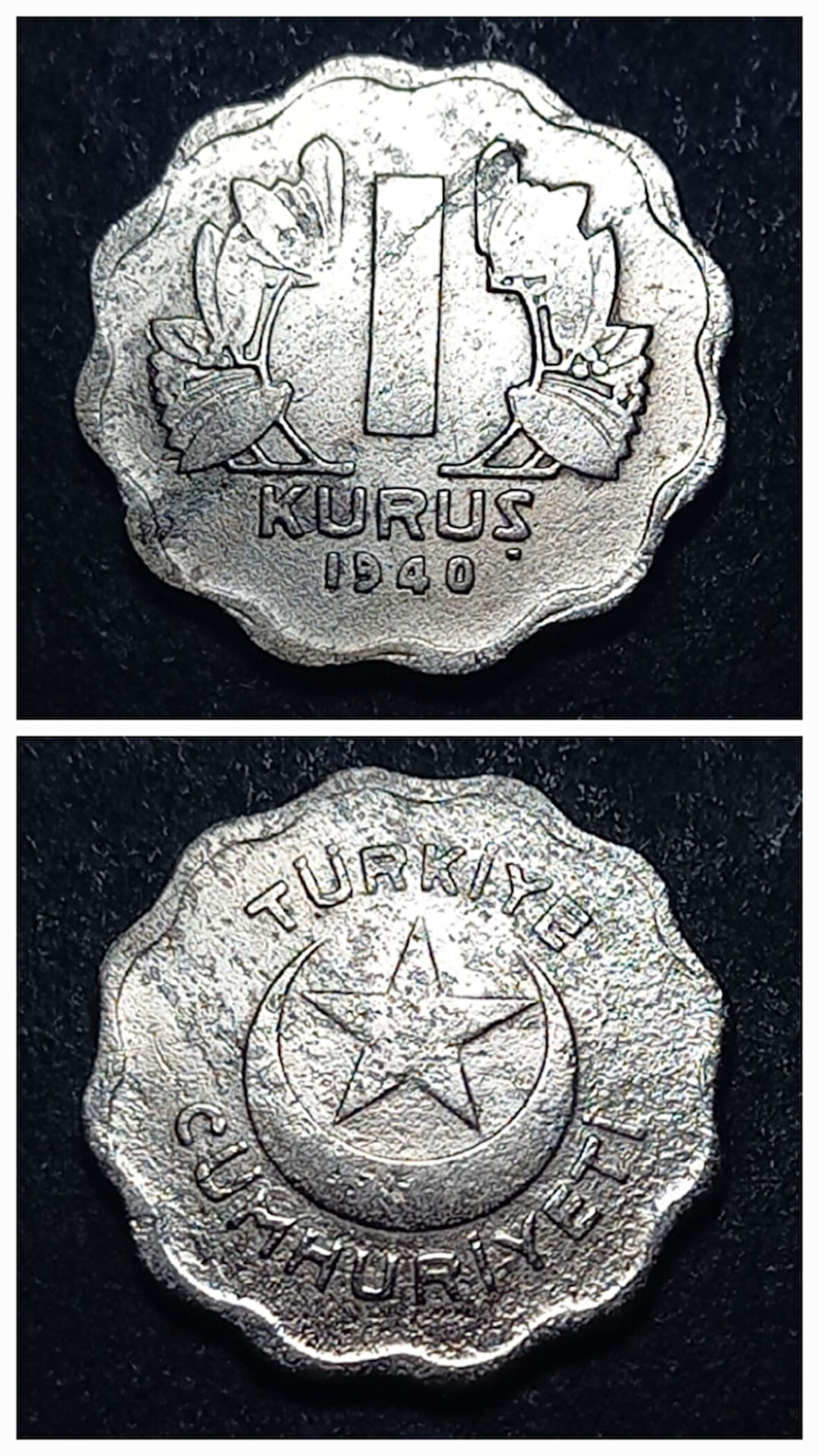 Escoines Koleksiyon 39963680b655479036 1Kuruş 1940 - Nadir (R) ÇÇT+ eski madeni para