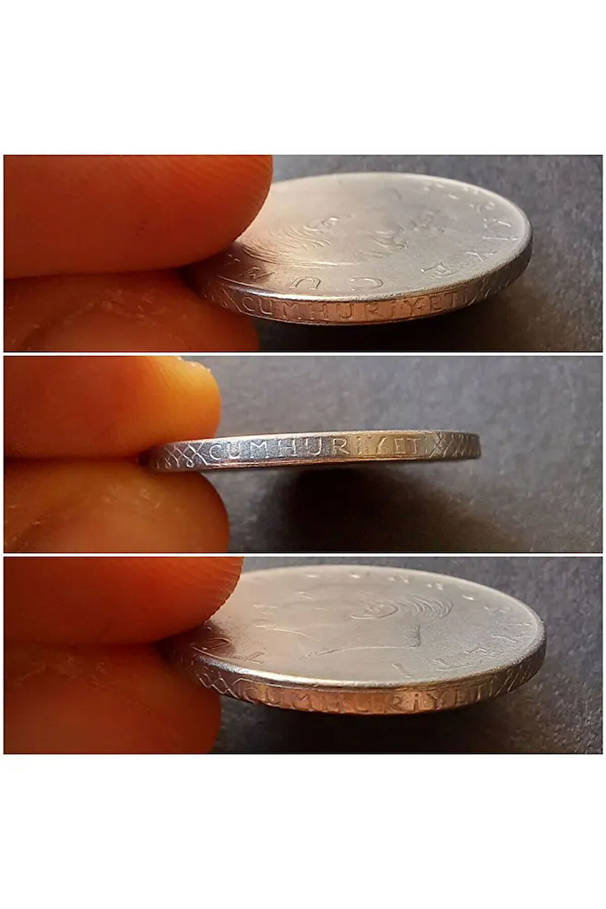 Escoines Koleksiyon 39963680e88de5495e 1975 hatalı (cumhuriyeti-cumhuriyeti) darphane hatalı para