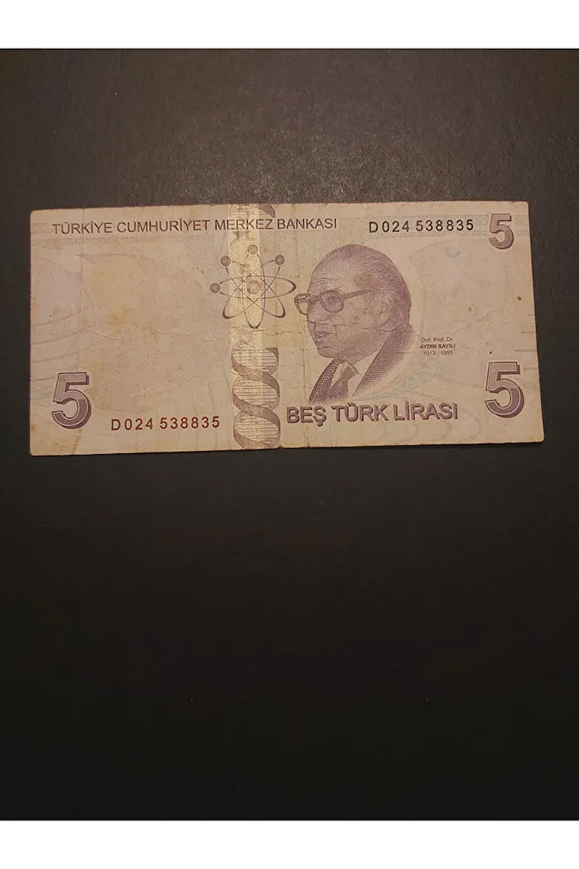 Escoines Koleksiyon 39963680ead4d4ec57 5TL TEMİZ+ TC kağıt para
